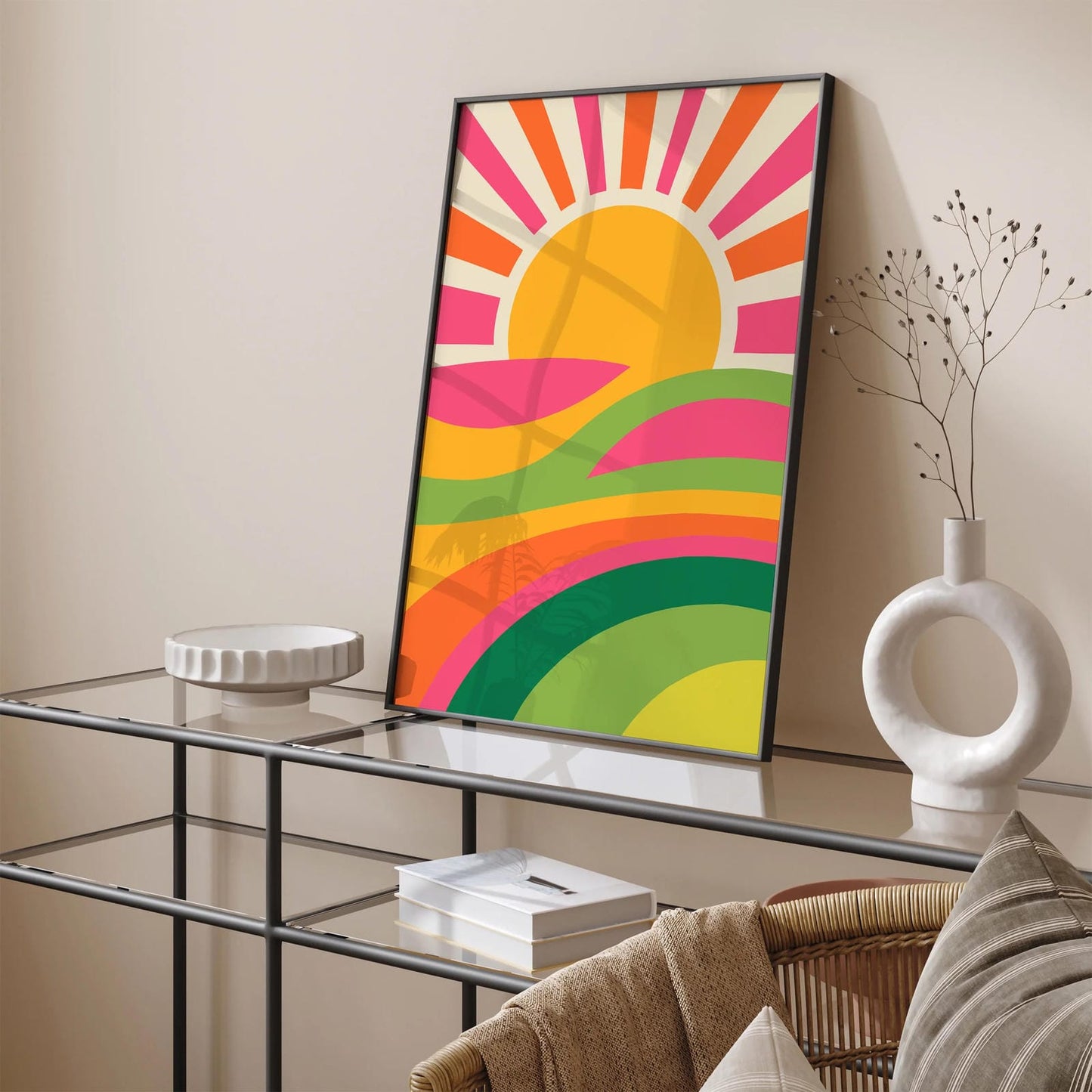 Colorful Sun Kids Room Wall Decor