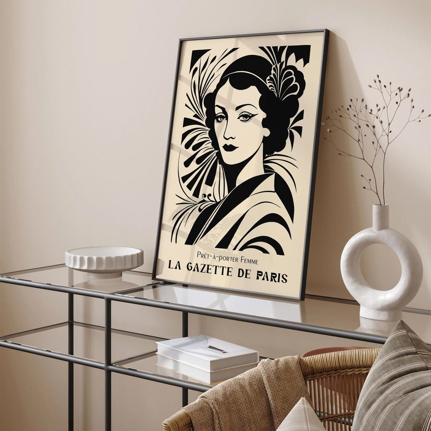 Fashion La Gazette Cover Vintage Art Print