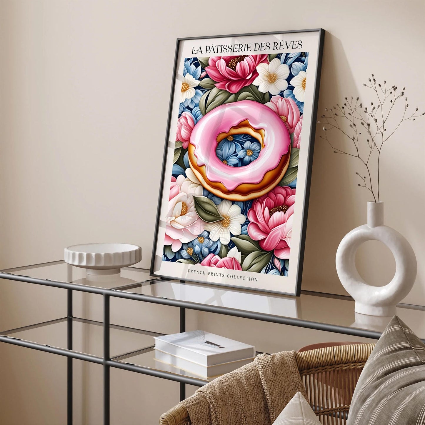 Sophisticated Sweetness: French Patisserie Art Print