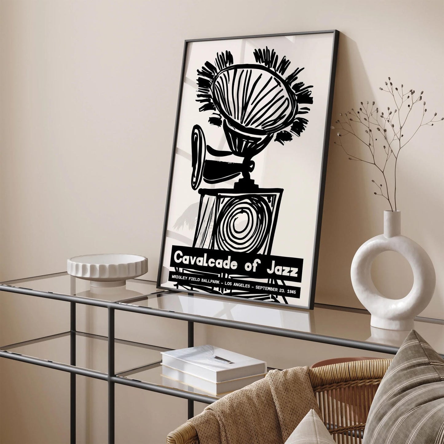Cavalcade of Jazz Retro Music Poster