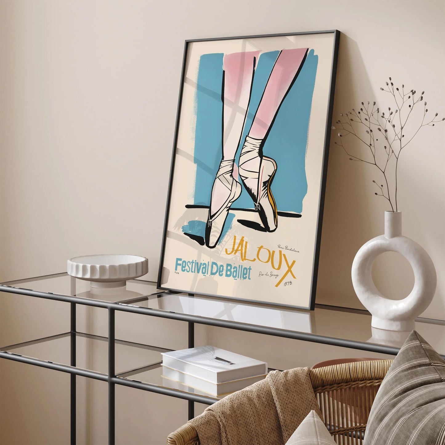 1978 French Ballerina Vintage Poster