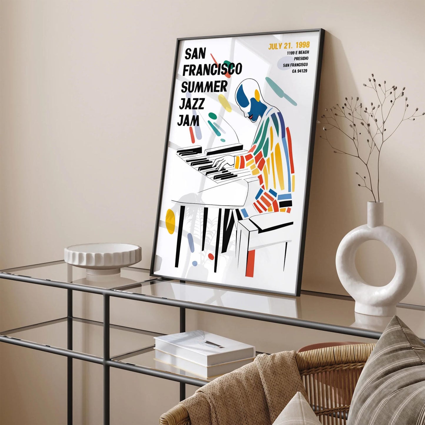 San Francisco Summer Jazz Festival Poster