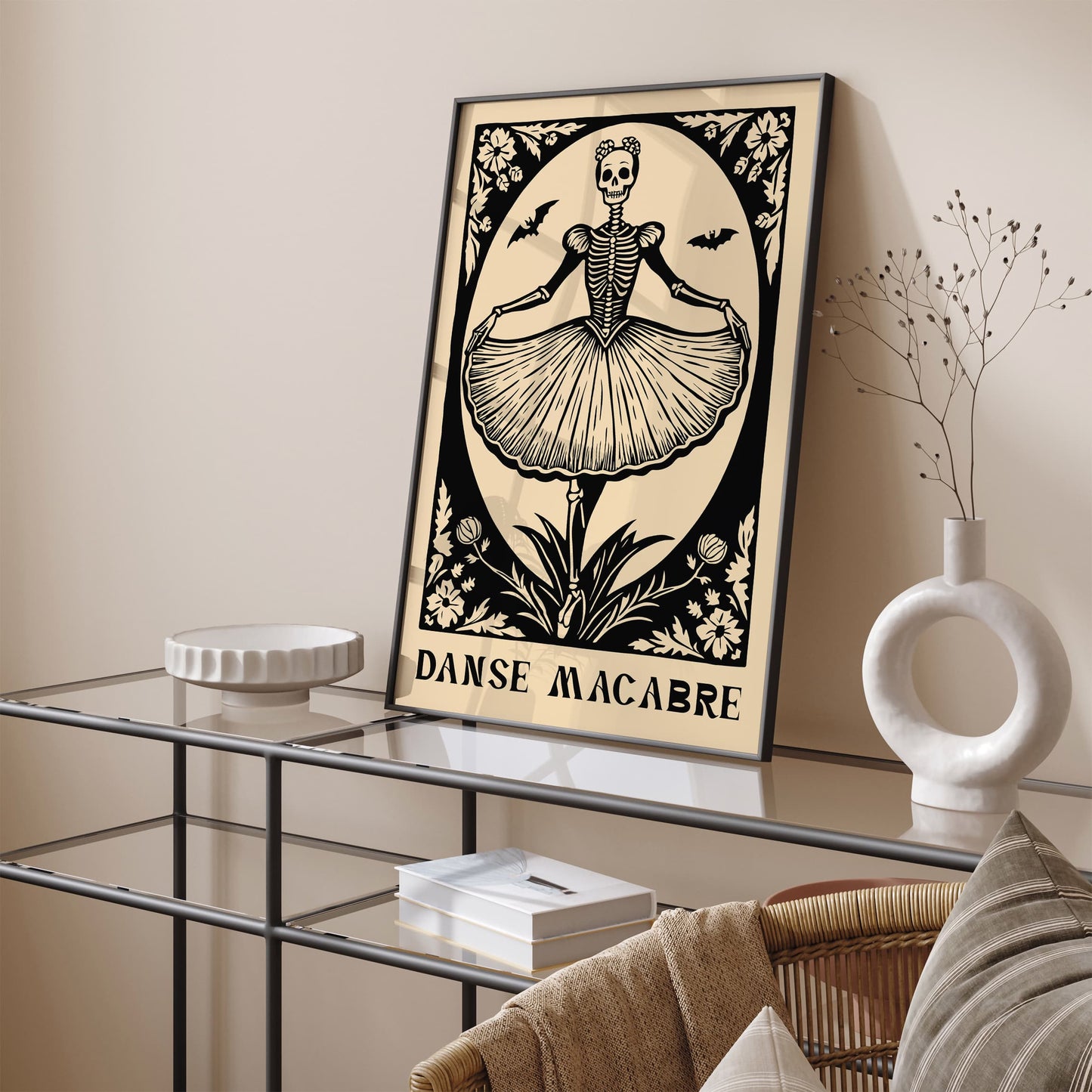 Danse Macabre Gothic Ballerina Poster