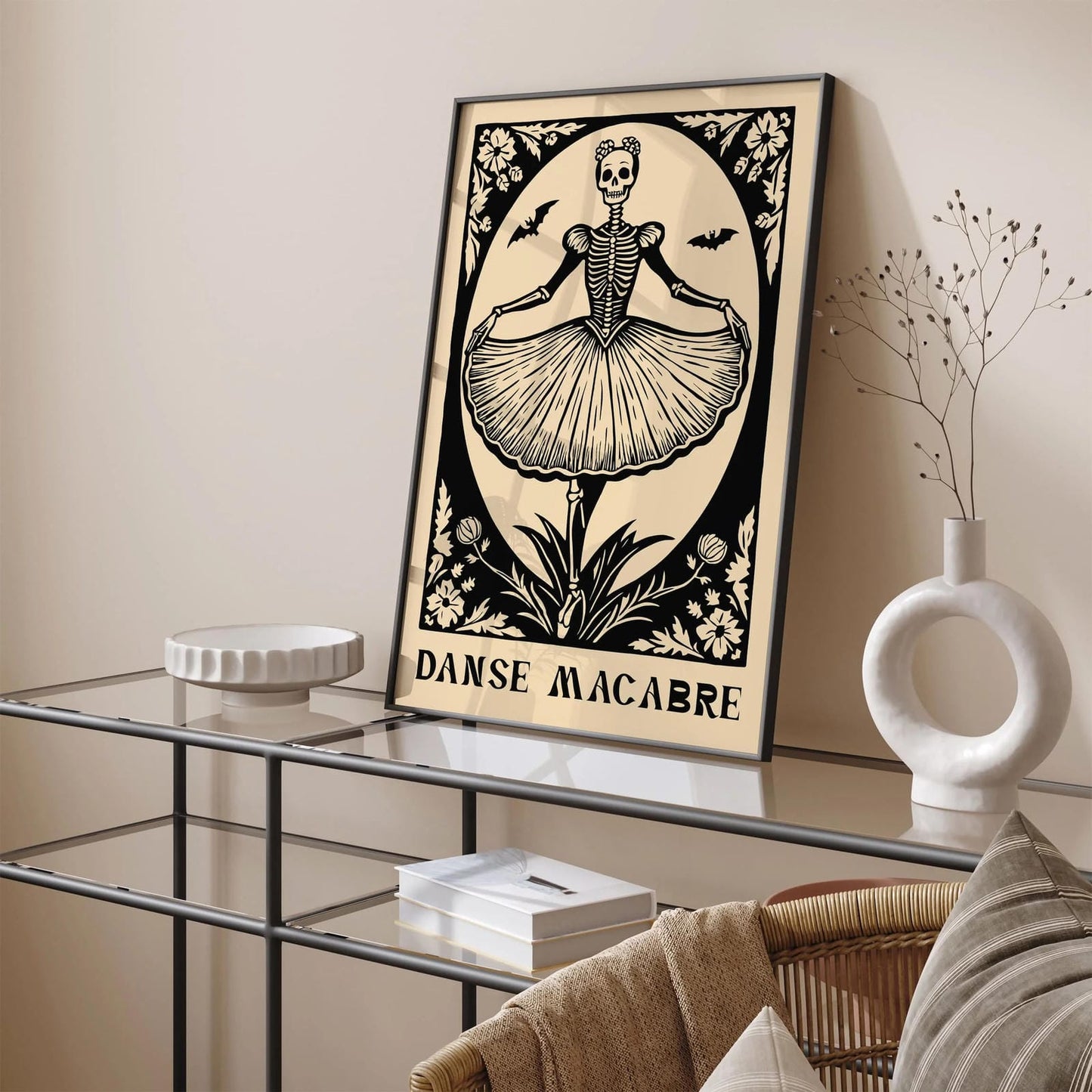 Danse Macabre Gothic Ballerina Poster