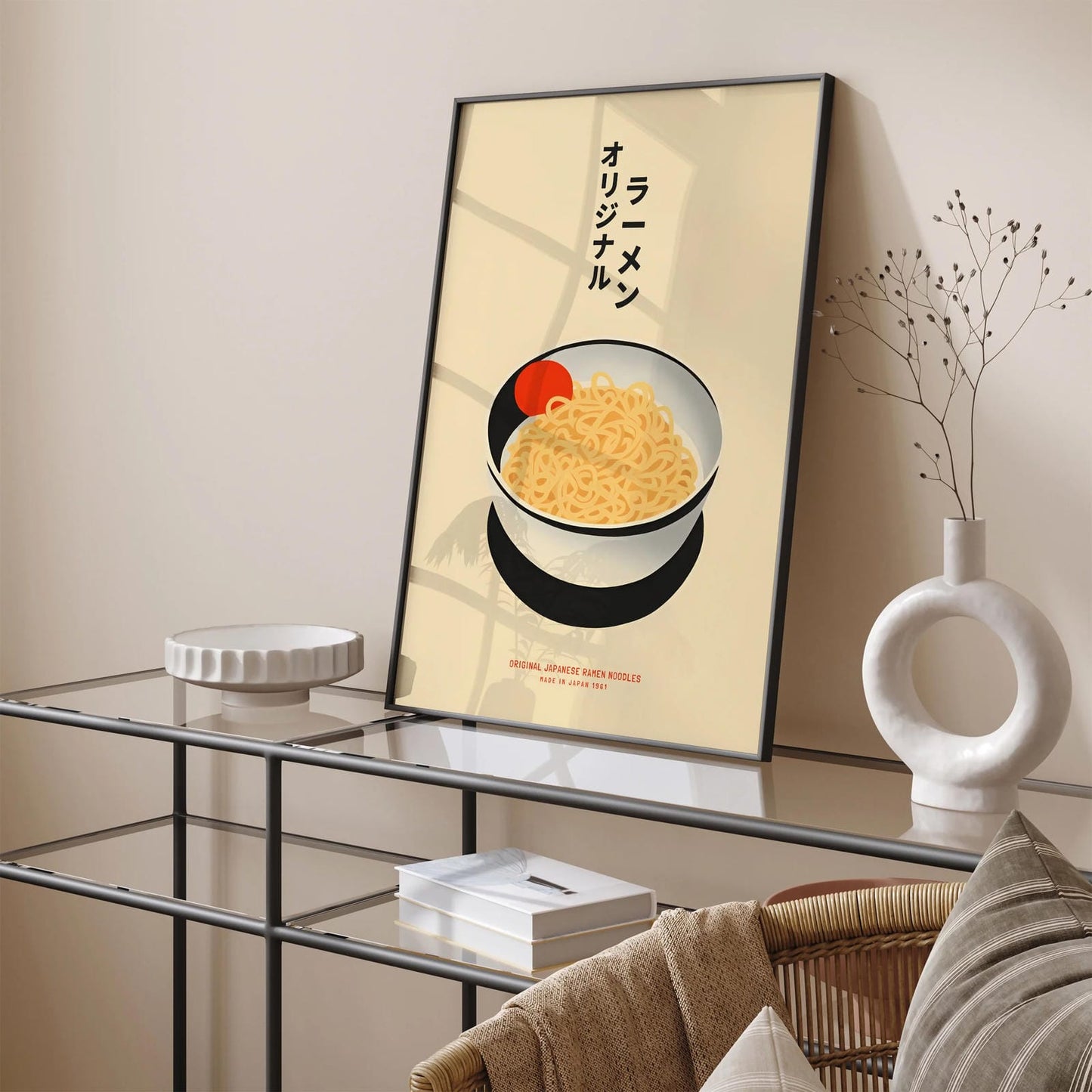 Ramen Noodles Made in Japan Poster