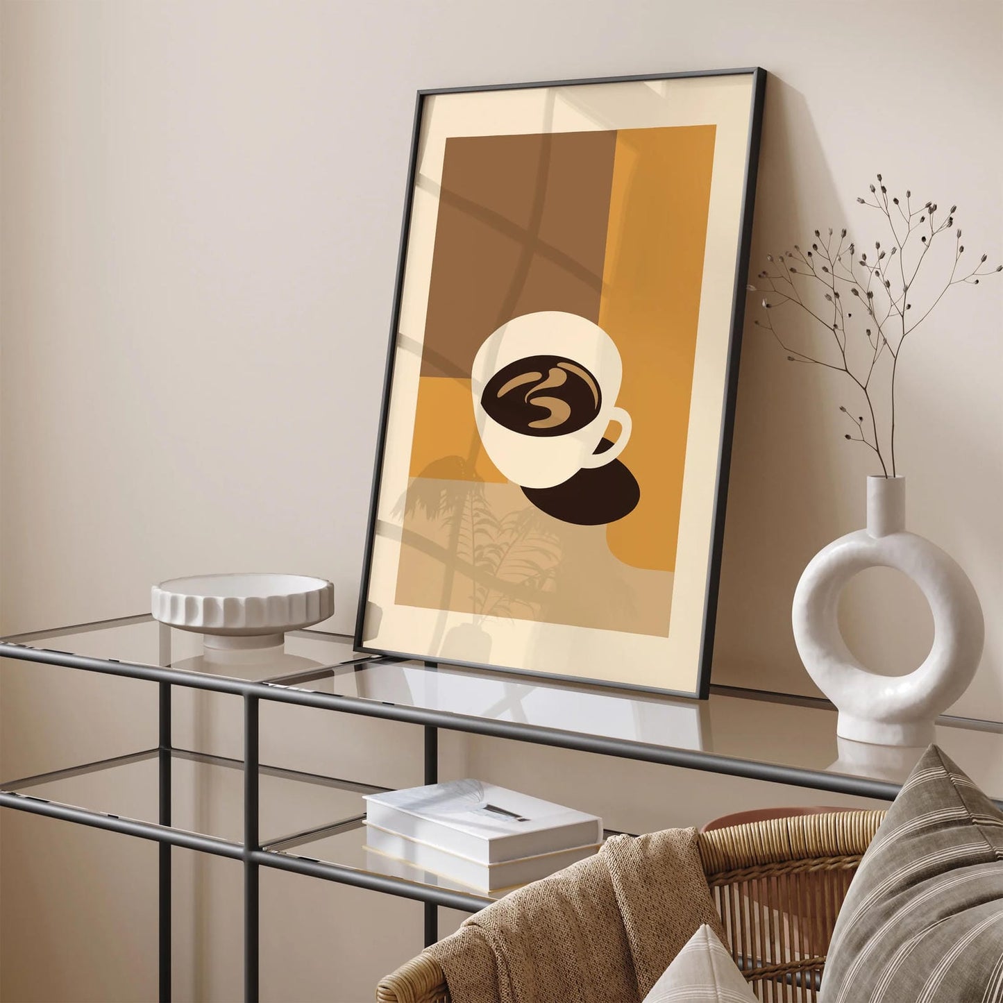 Minimalist Cup of Coffee Poster