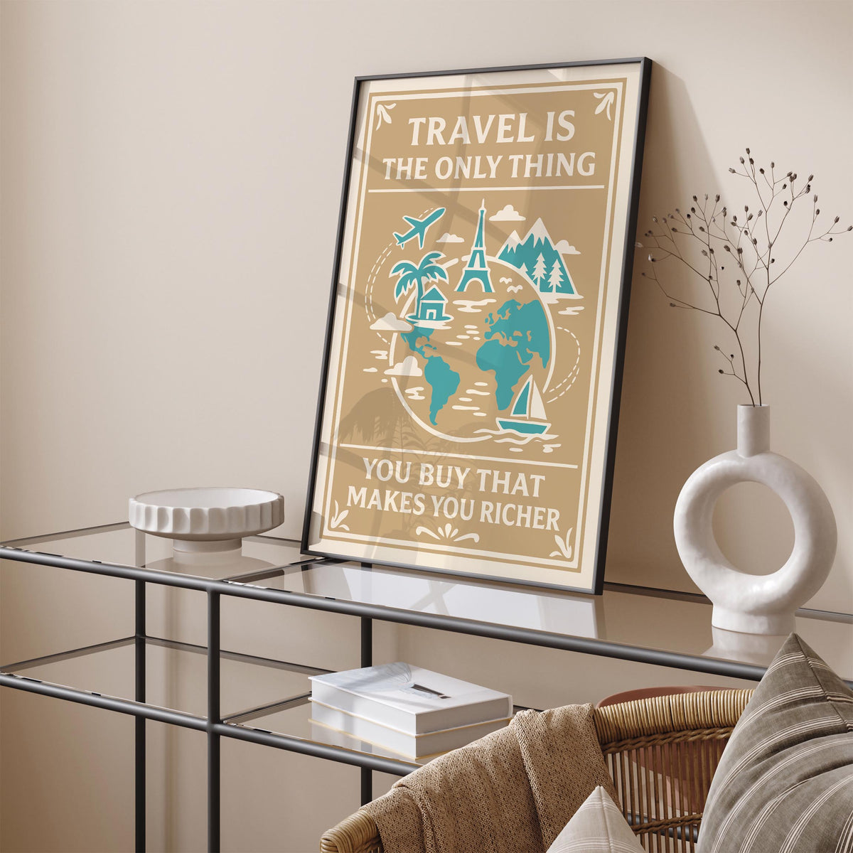 Travel Quote Poster