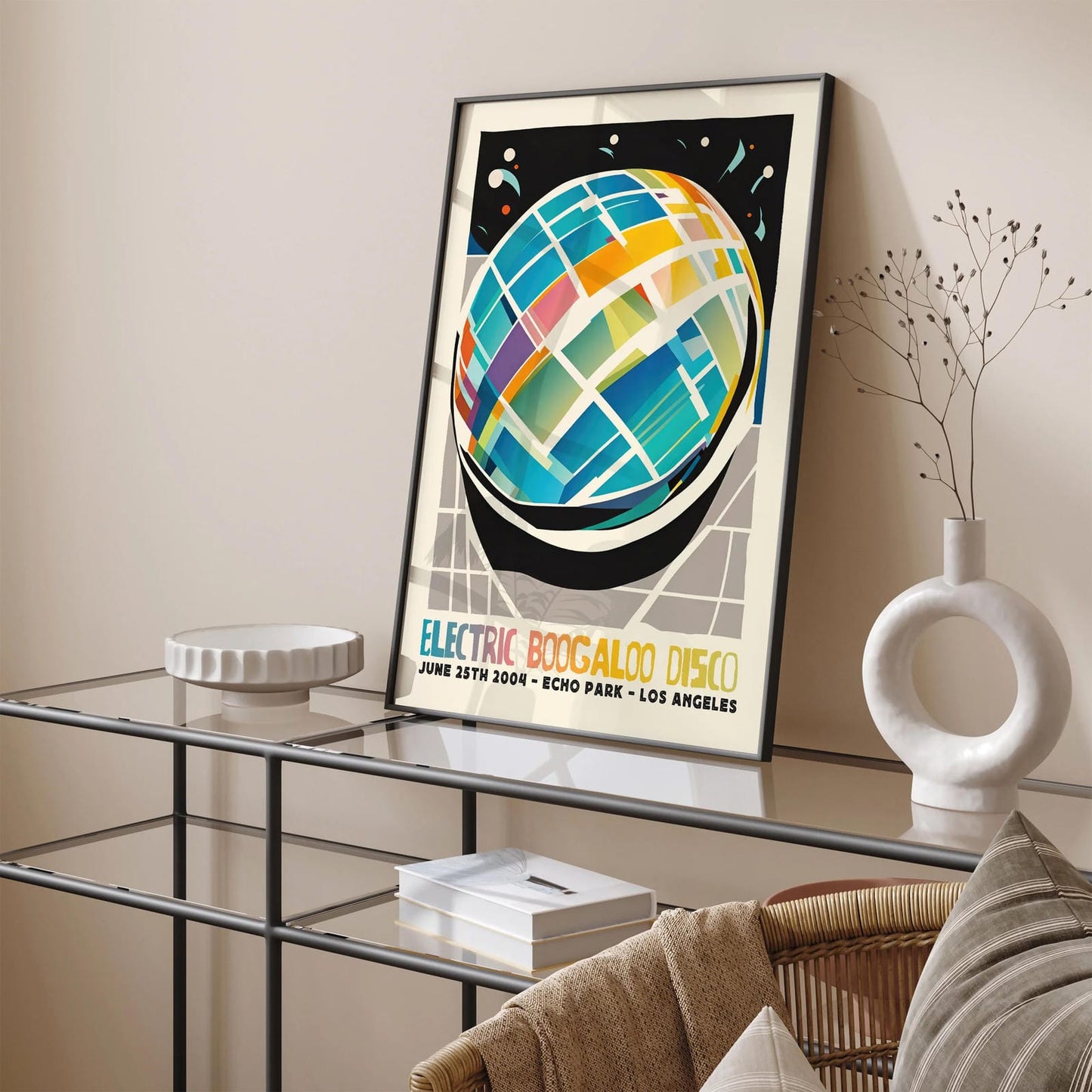 Electric Boogaloo Disco Los Angeles Poster
