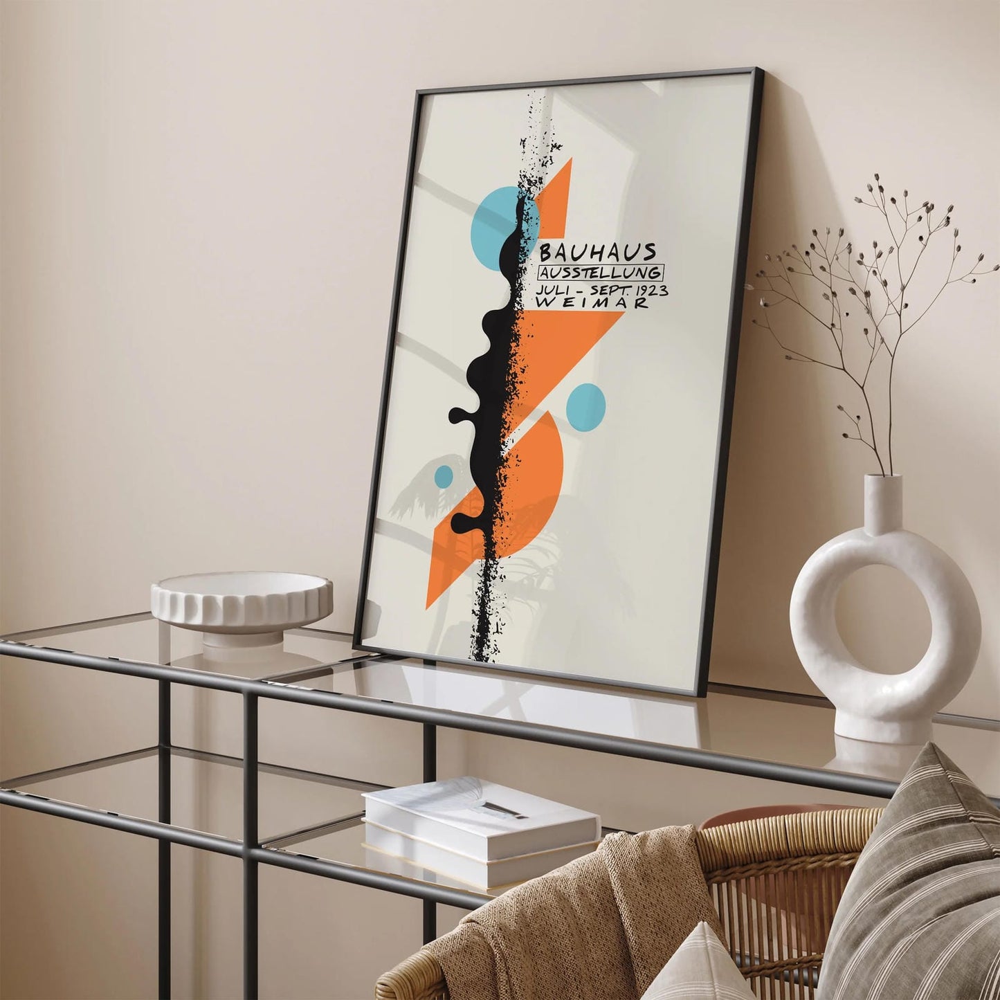 Bauhaus Ausstellung Minimalist Poster