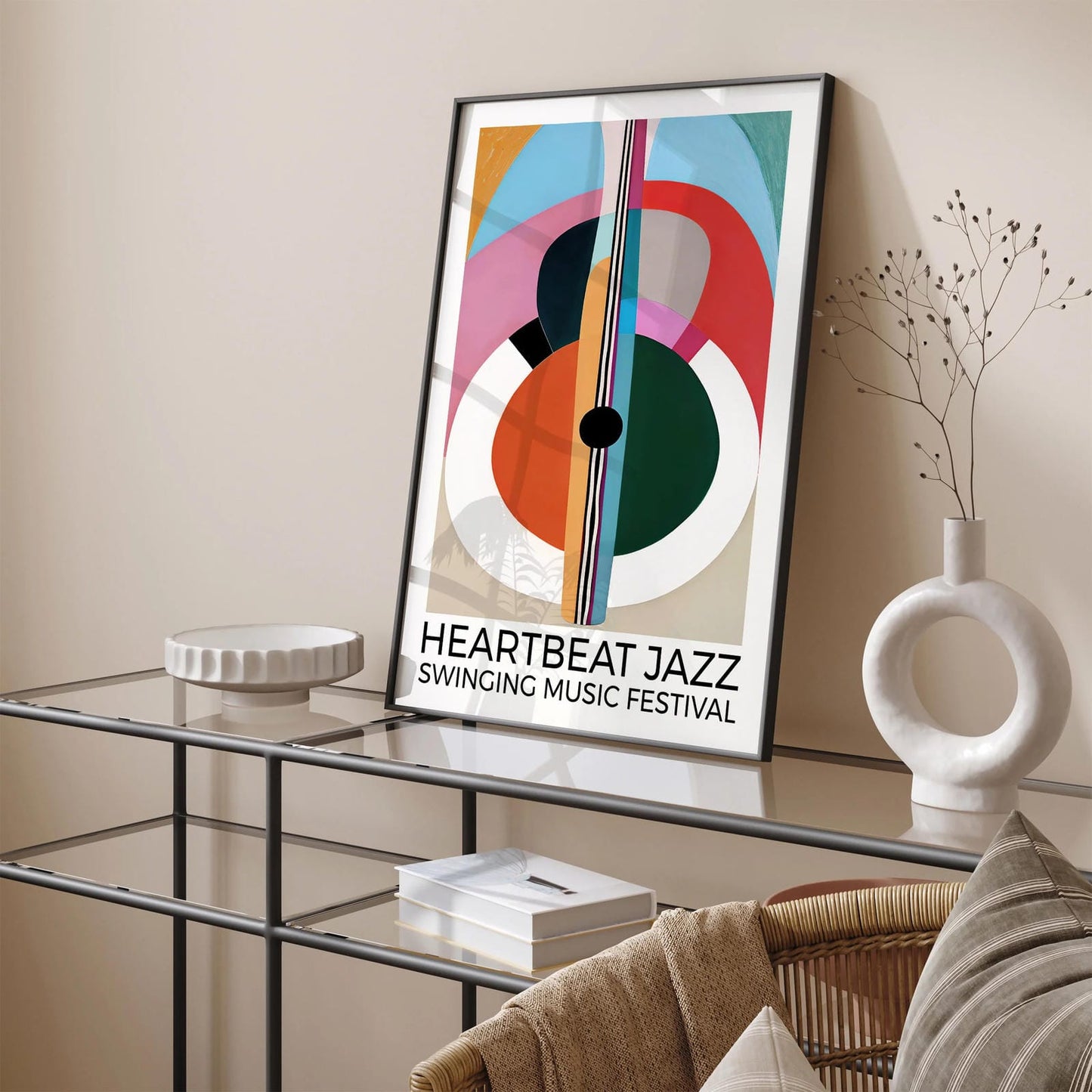 Swinging Jazz Music Poster 2025