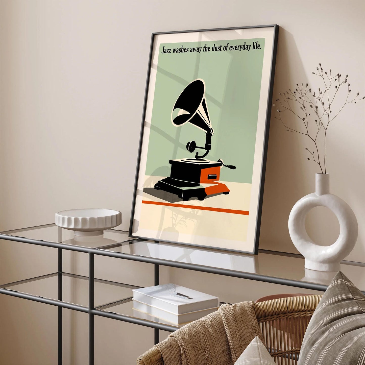 Jazz Quote Retro Poster