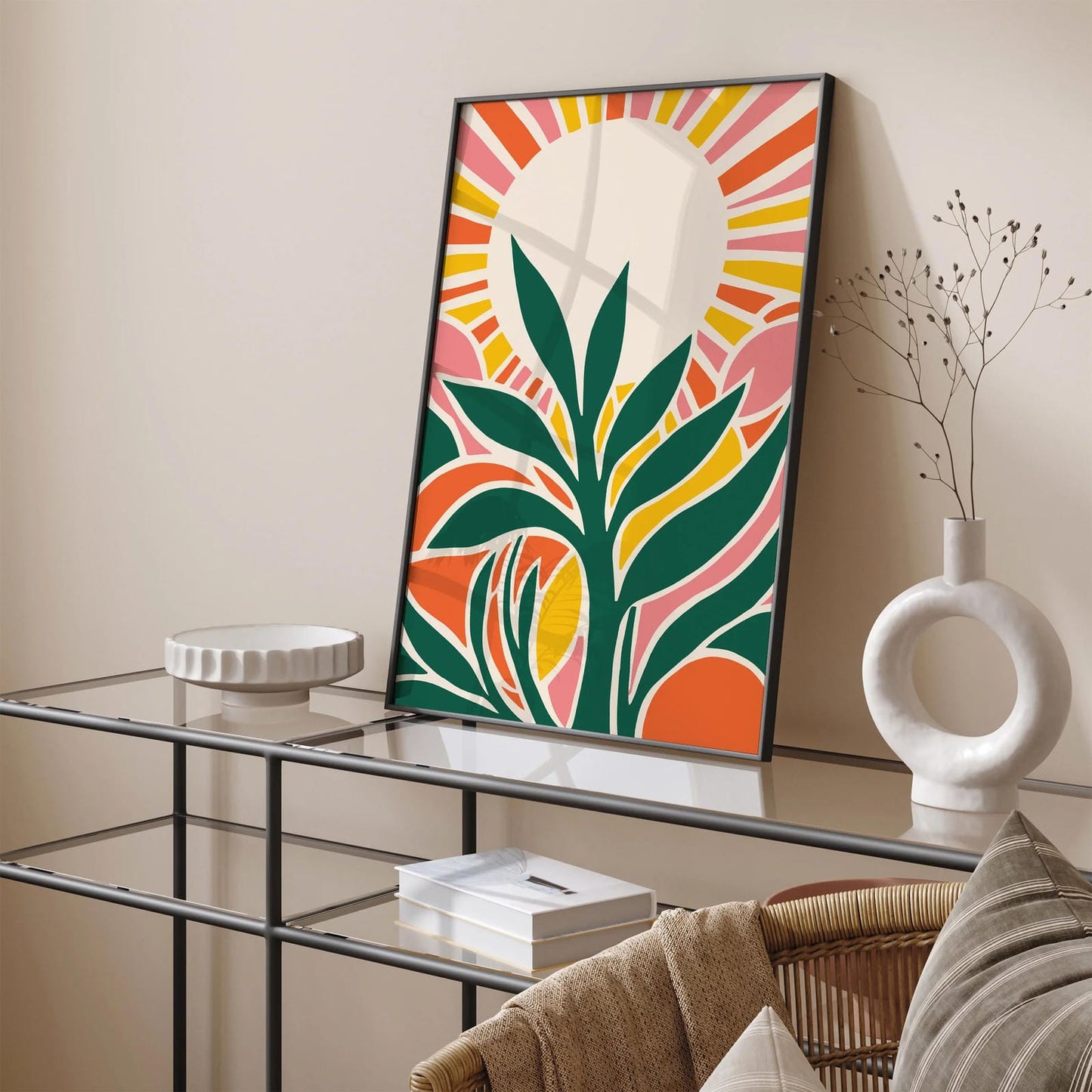 Colorful Farmhouse Kitchen Wall Decor
