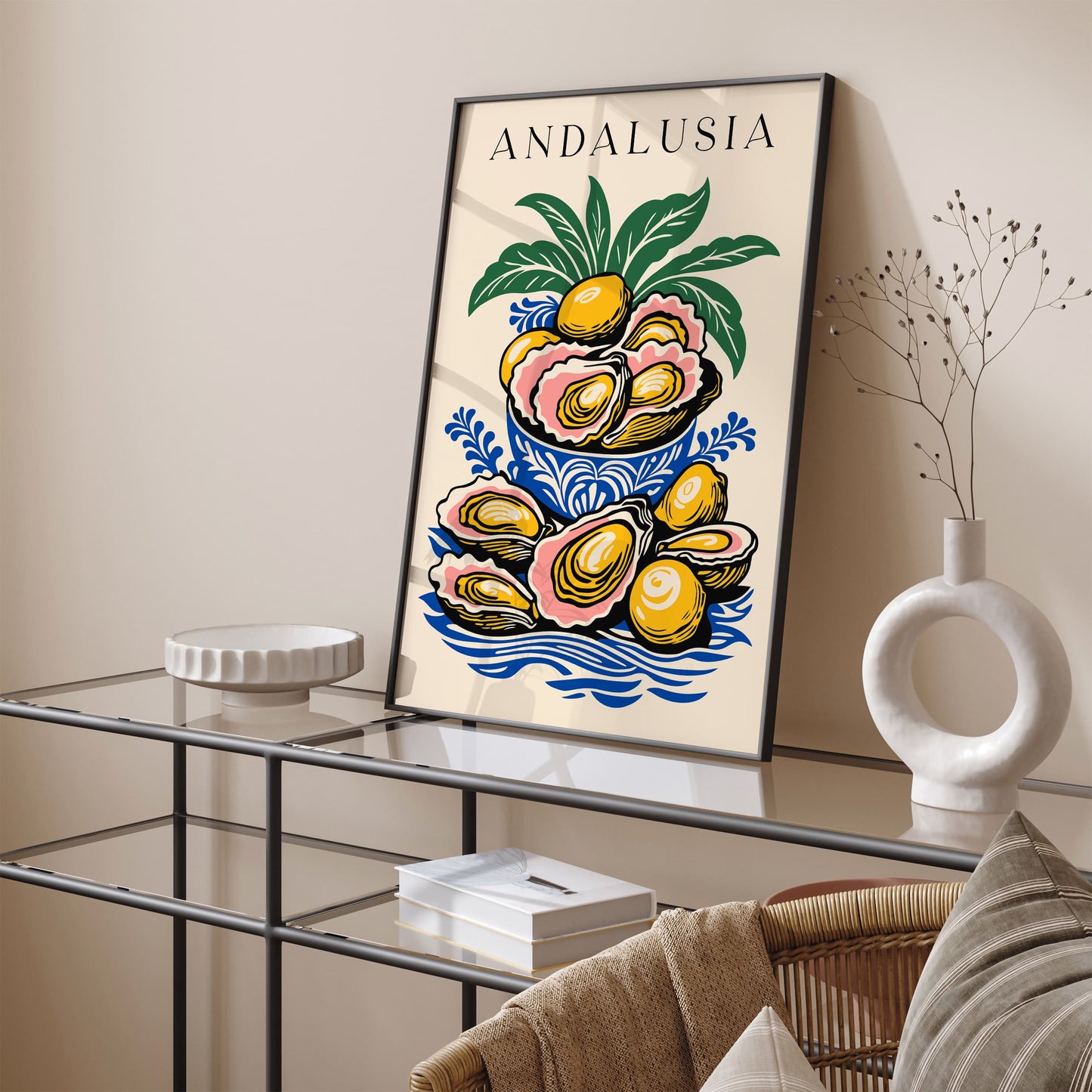 Andalusia Spain Oysters Poster