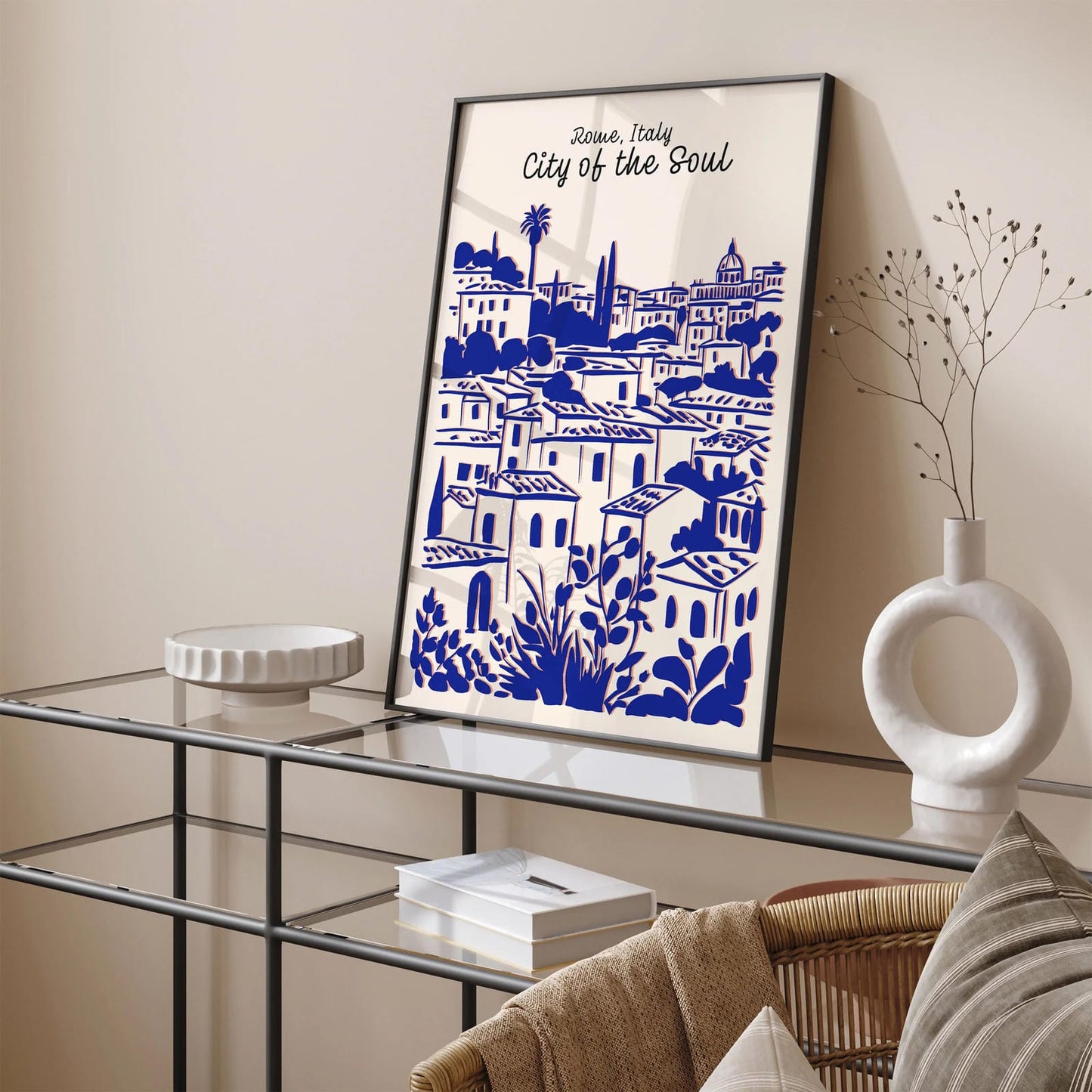 Rome Italy City of the Soul Poster