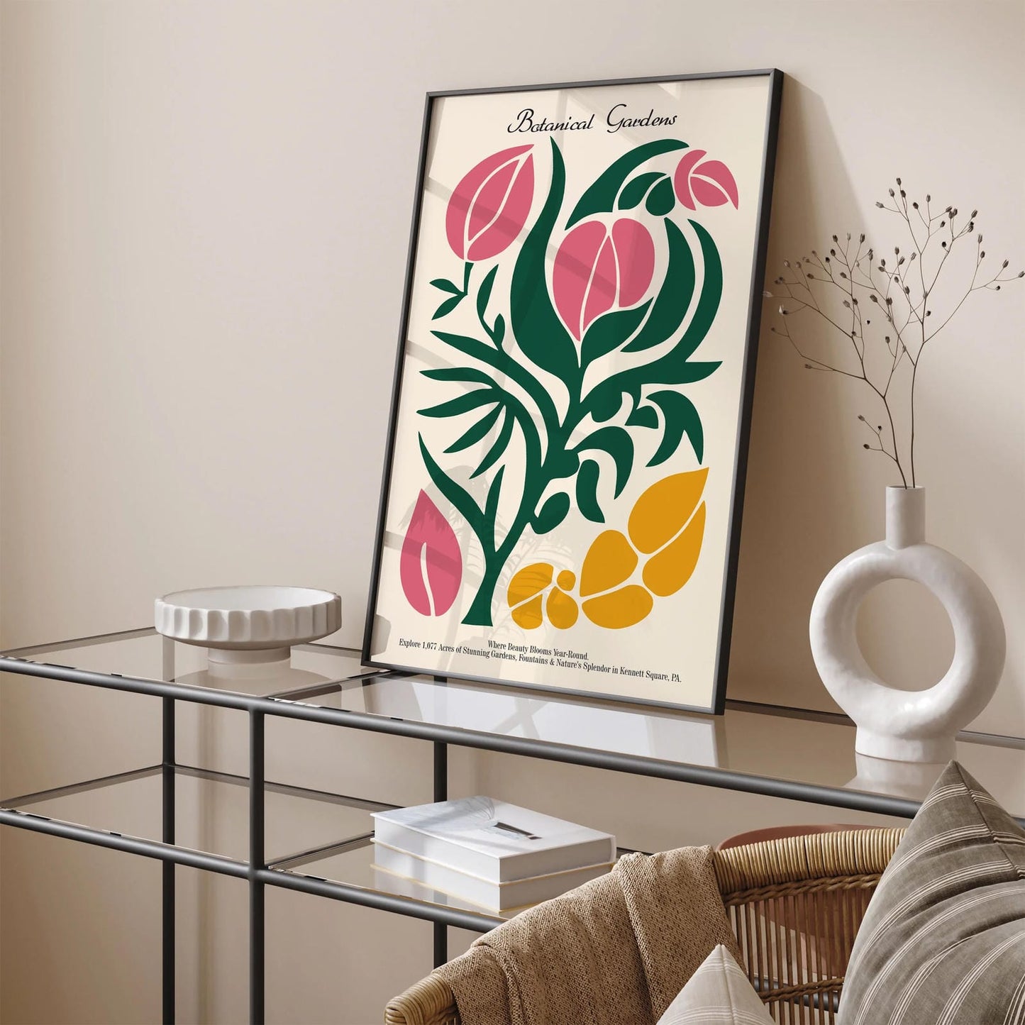 Botanical Garden Art Print – Wall Decor for Home