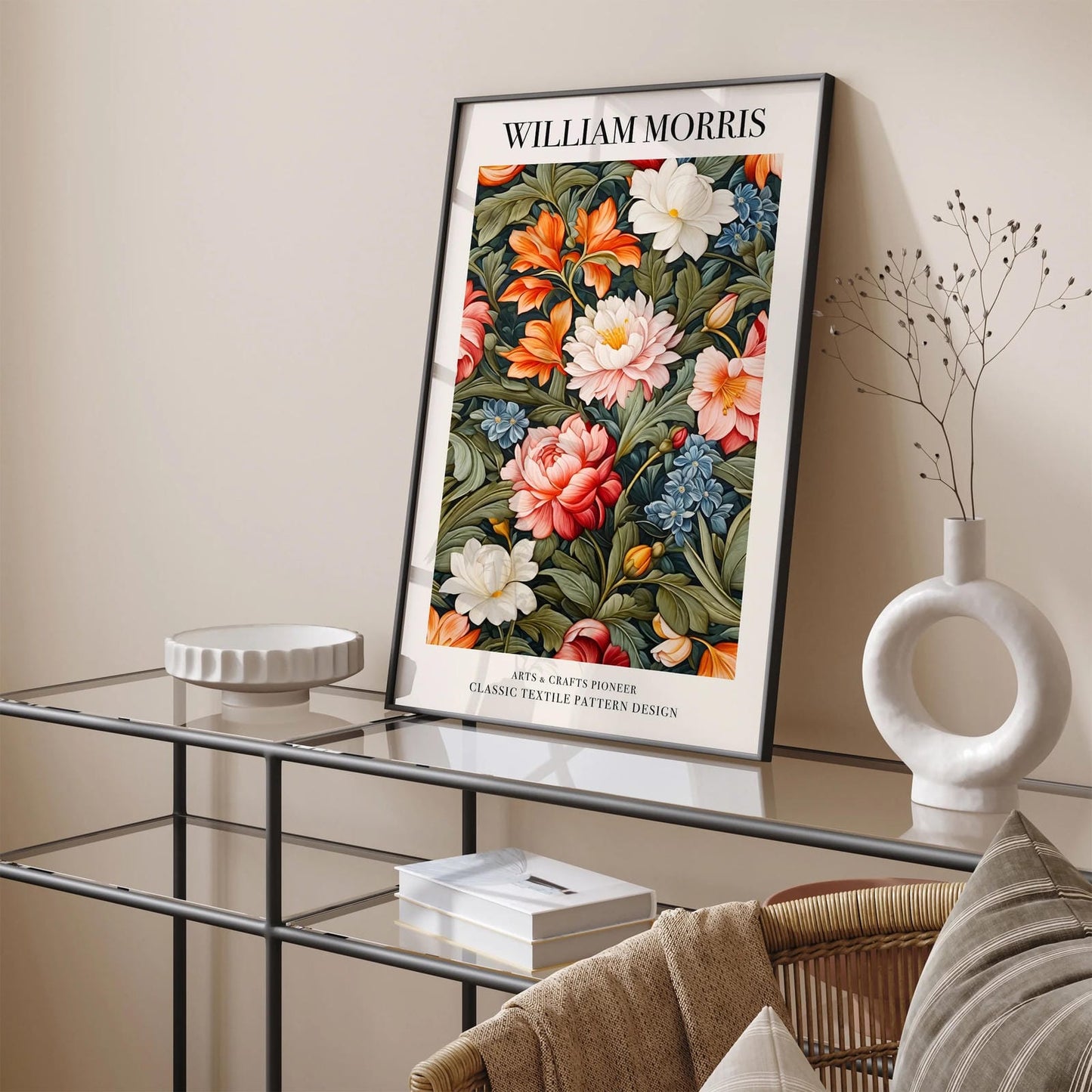 Botanic Beauty: William Morris Floral Deco Poster