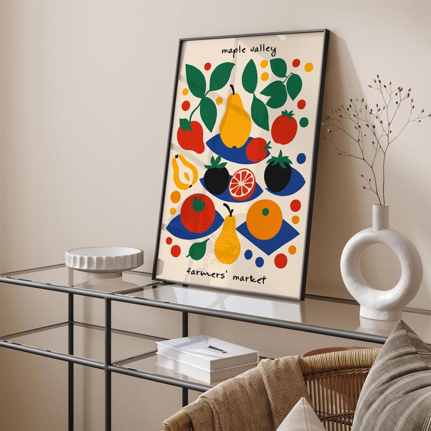 Maple Valley Farmers' Market Art Print