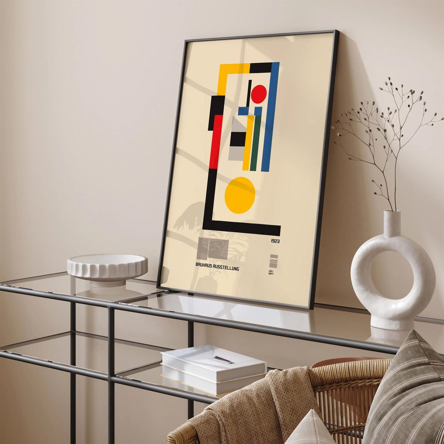 Minimalist Bauhaus Exhibition Art Print
