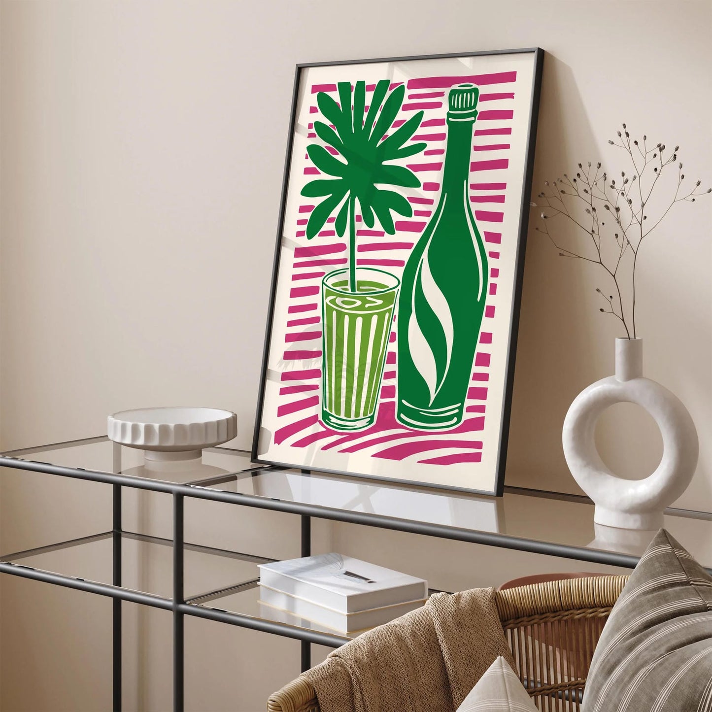Tropical Vibes Drink Kitchen Poster