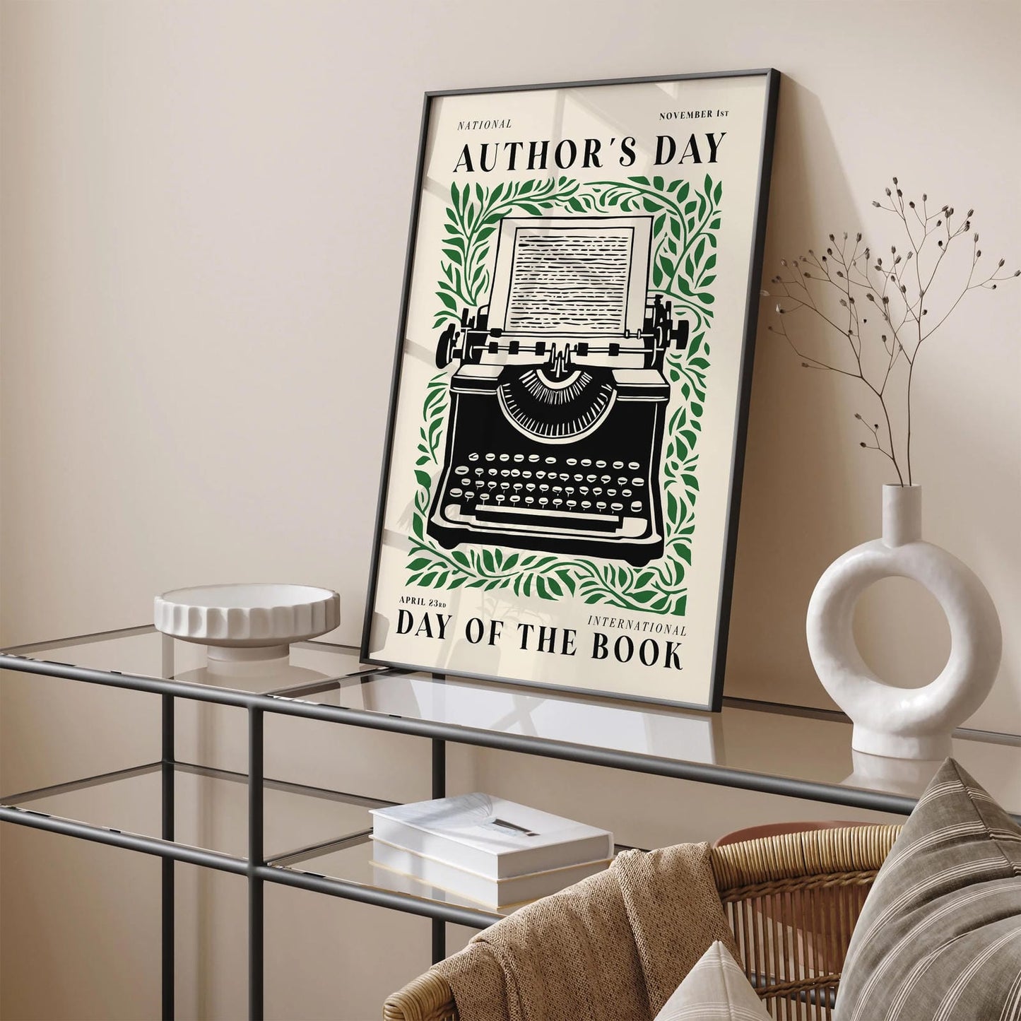 Day of the Book Literary Poster