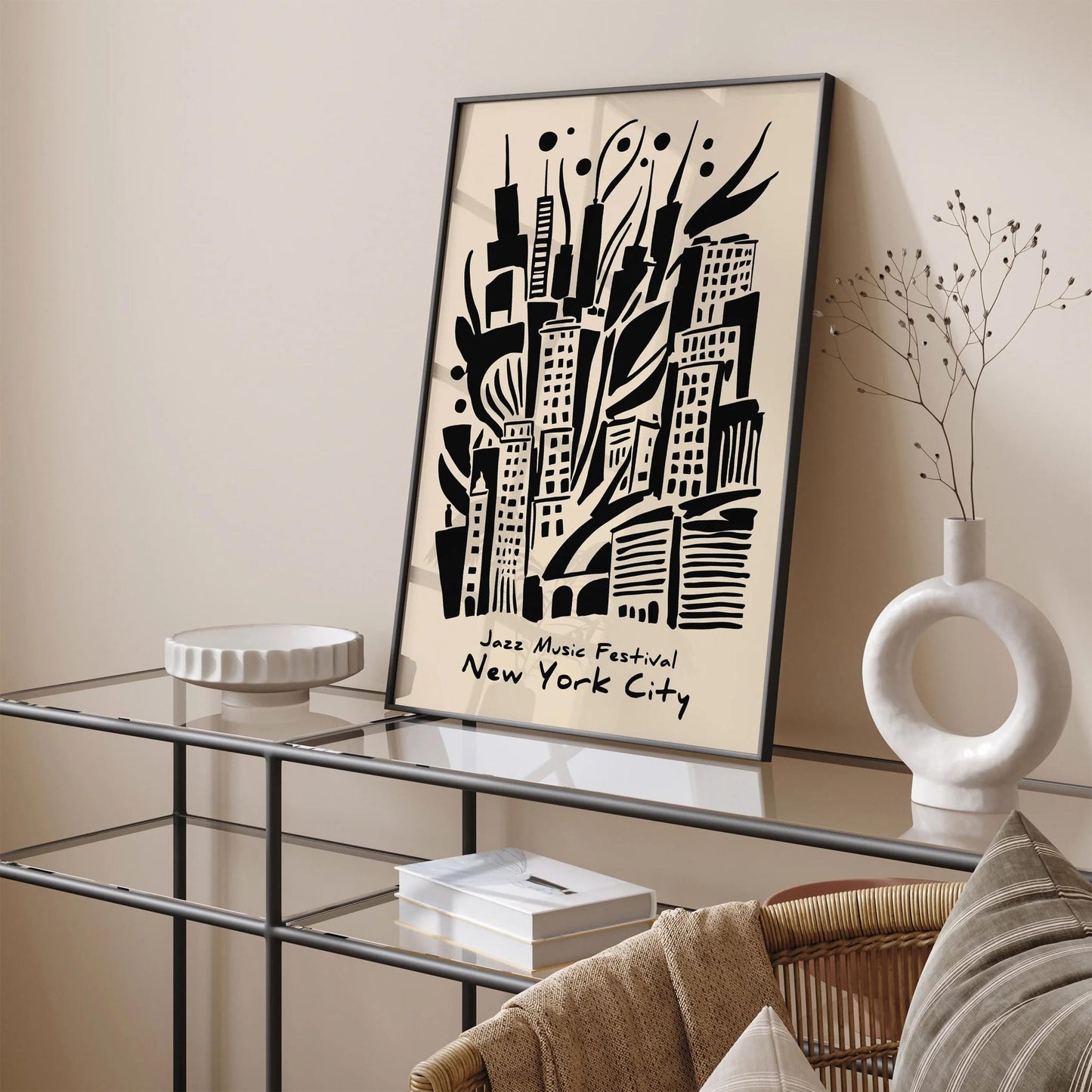 Jazz Music Festival NYC Poster – New York Wall Art