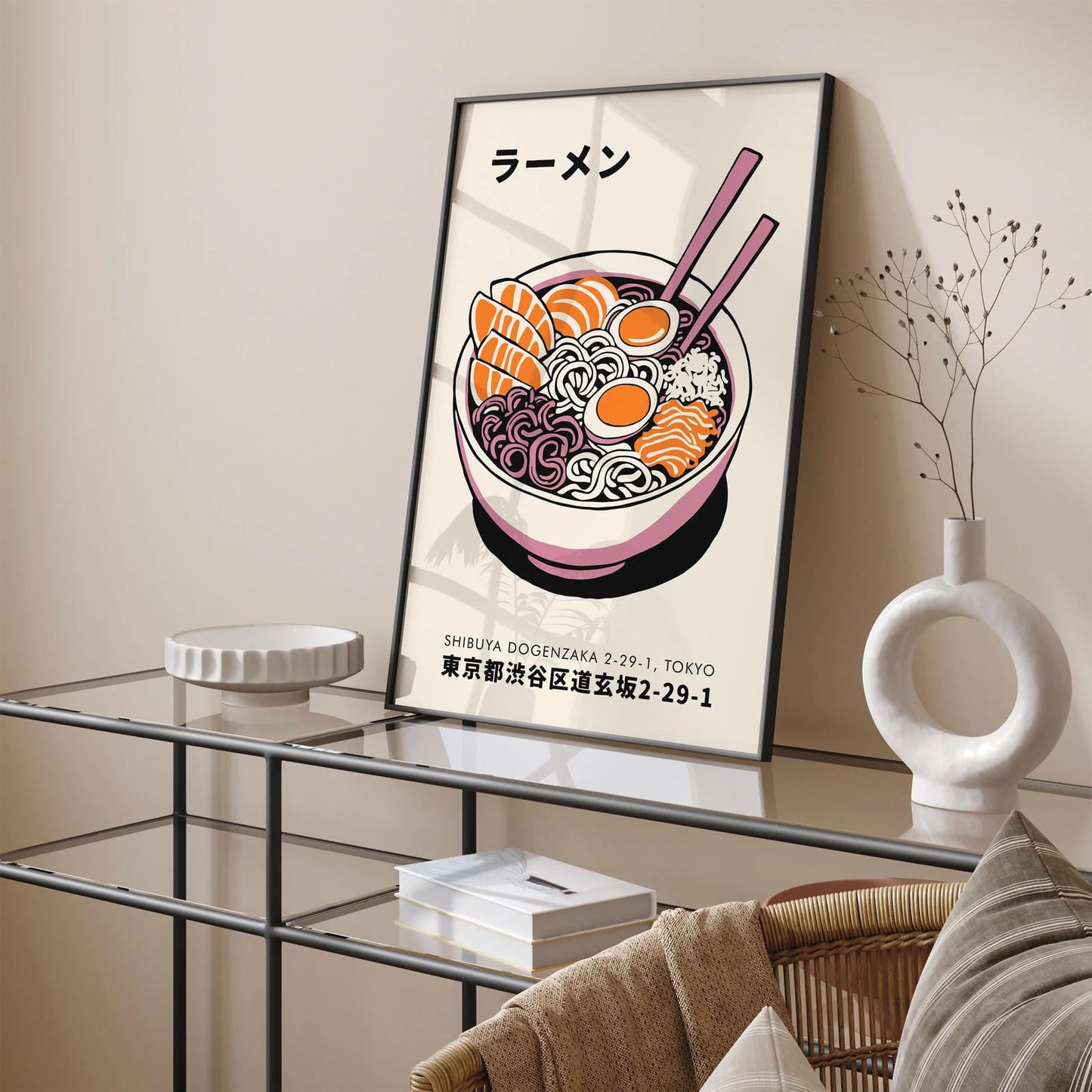 Ramen Soup Cute Kitchen Decor Art Print
