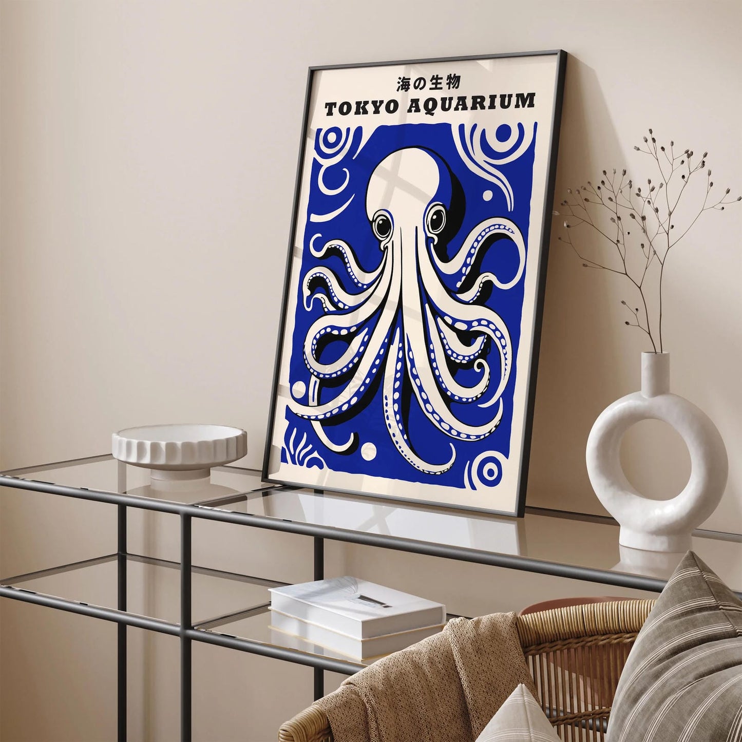 Tokyo Aquarium Octopus Art Print 2025