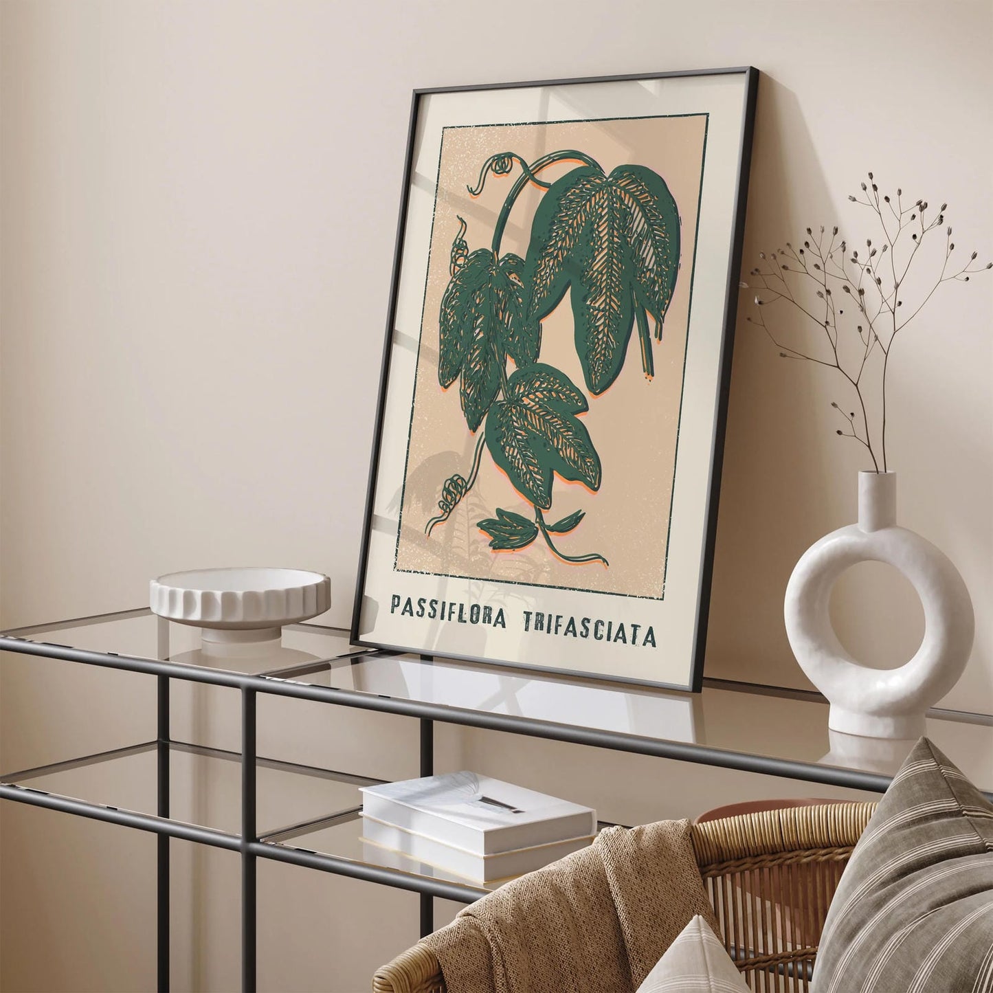 Passiflora Trifasciata Floral Print