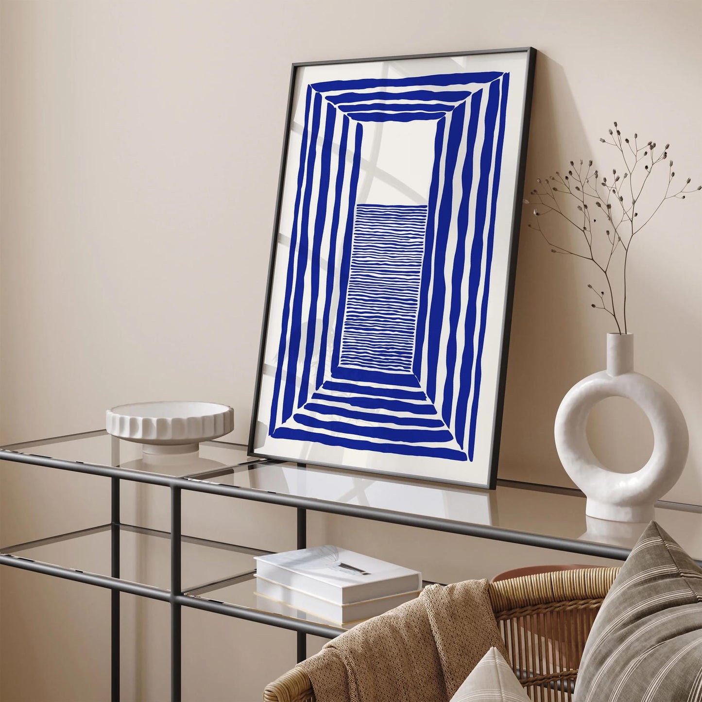 Abstract Minimalist Line Art Landscape Poster