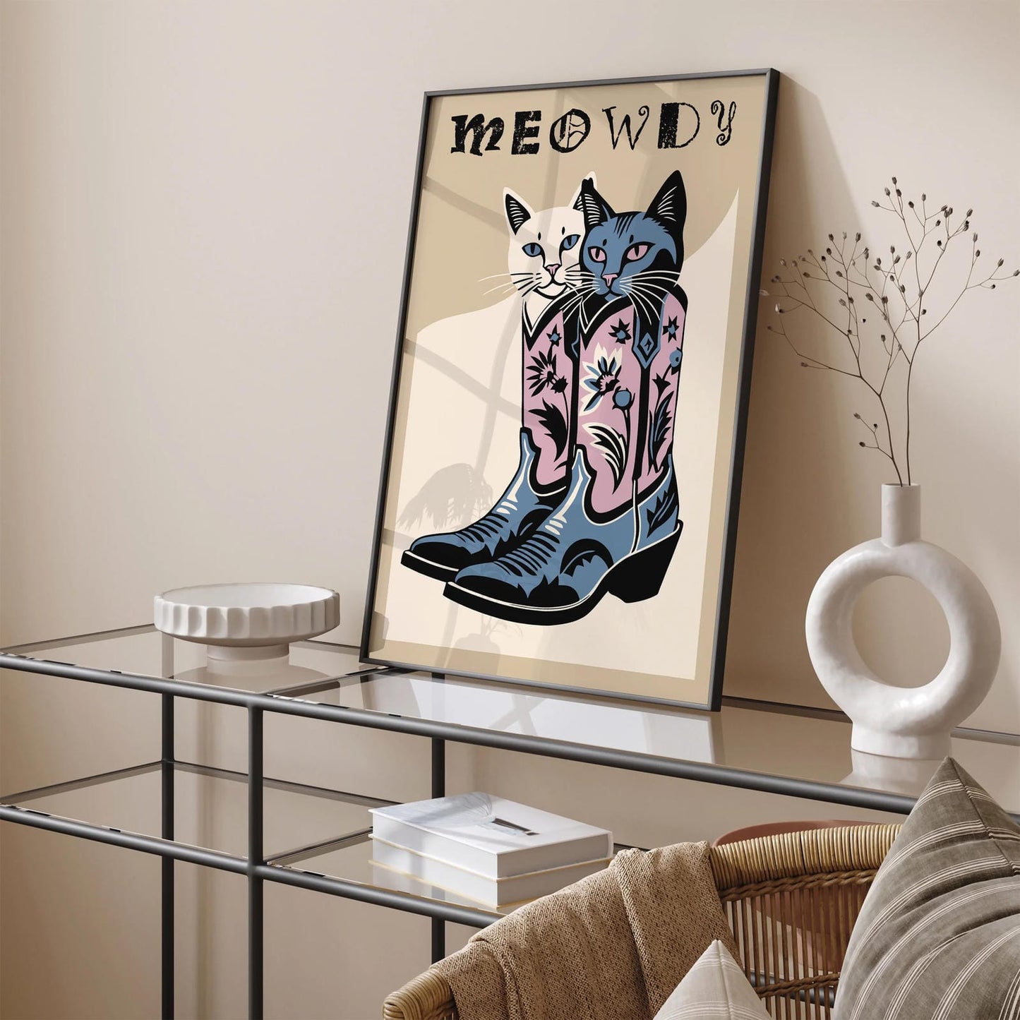 Meowdy Country Music Club Poster