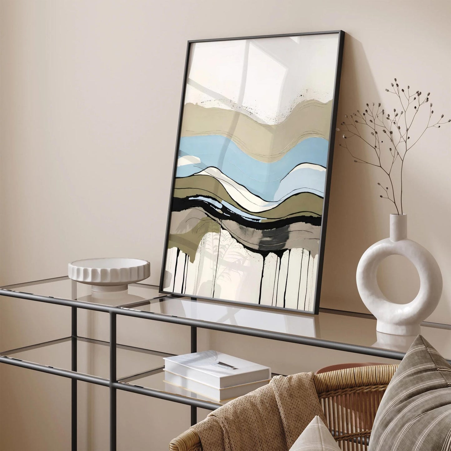 Modern Abstract Painting for Elegant Wall Art
