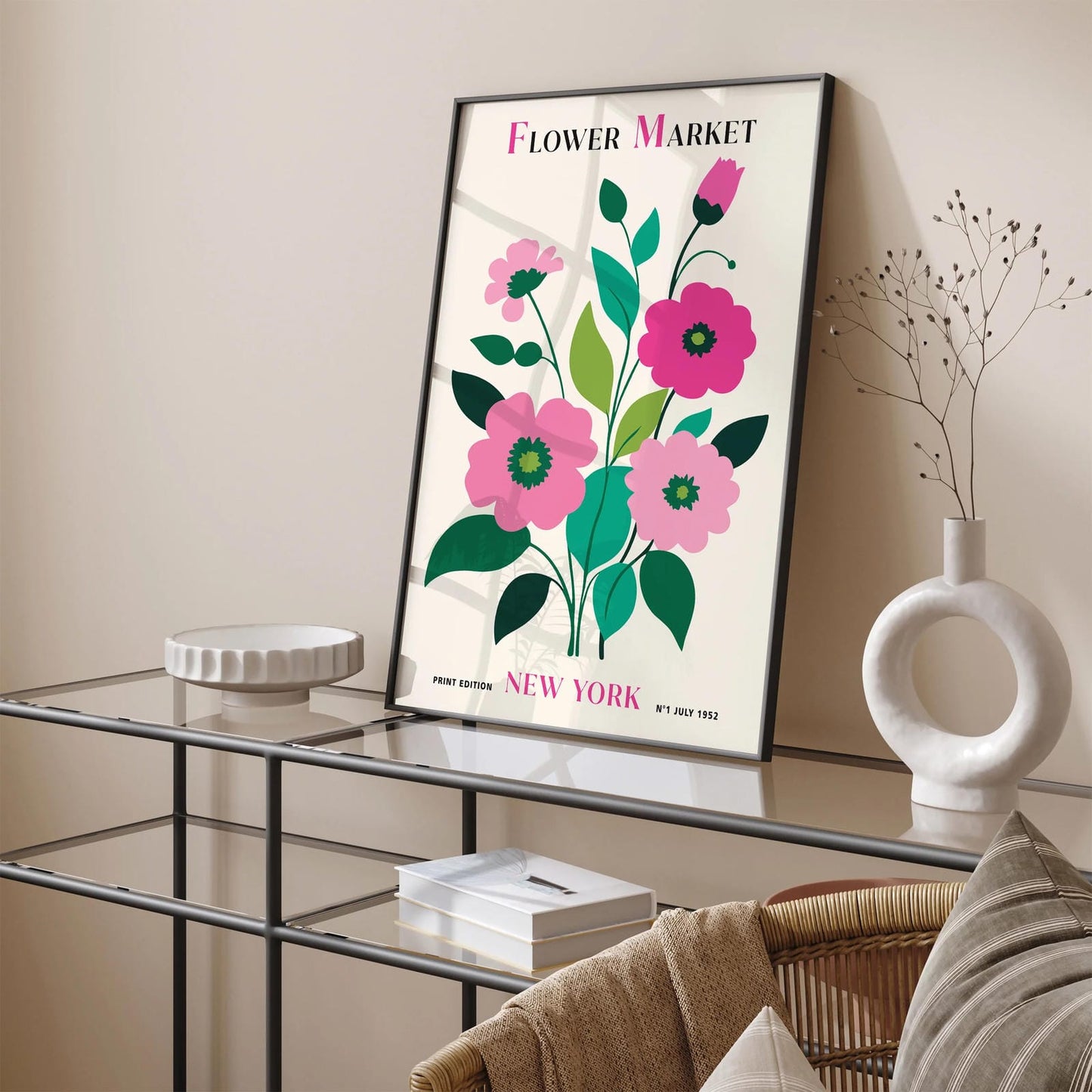 Flower Market New York 2024 Art Print