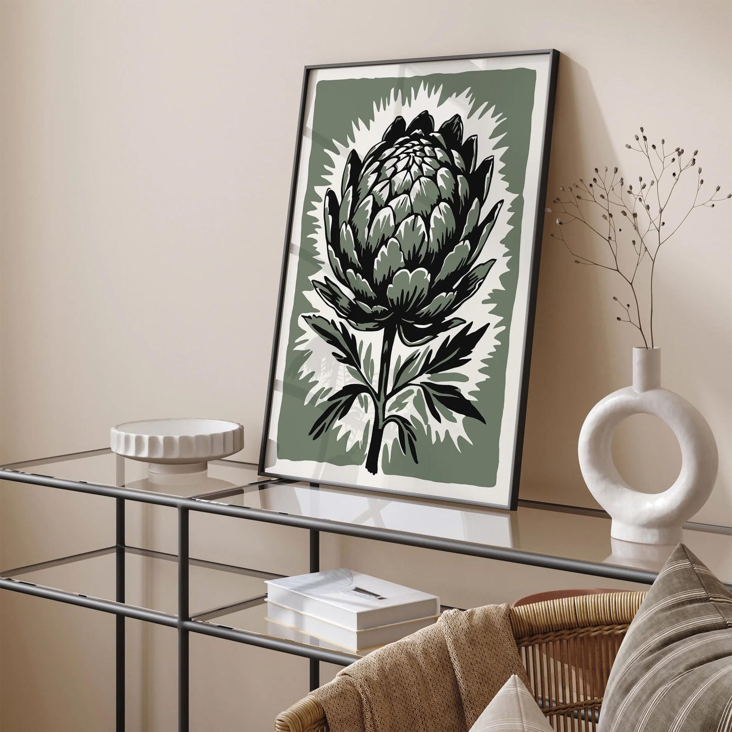Artichoke Aesthetic Art Print