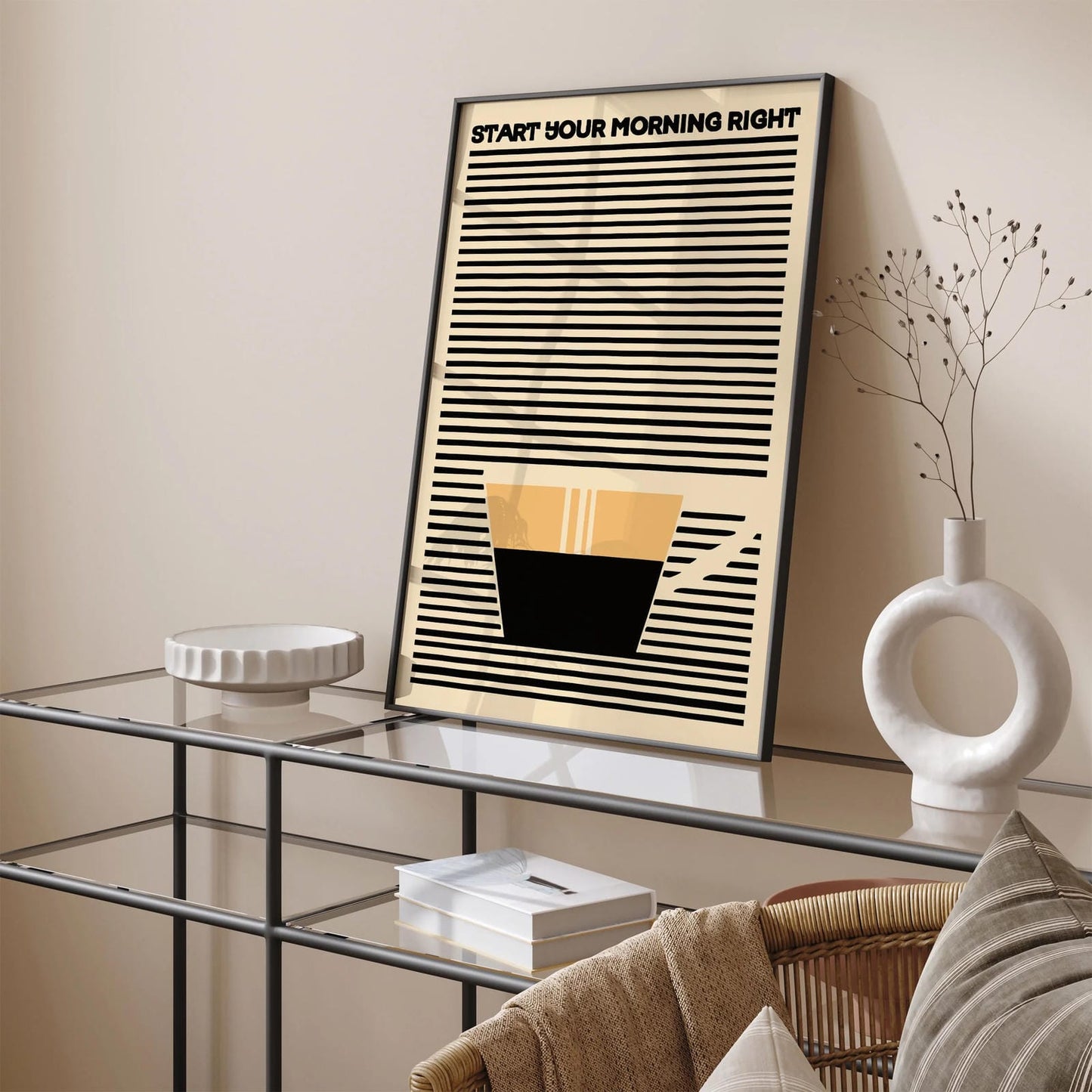 Start Your Morning Right - Coffee Poster