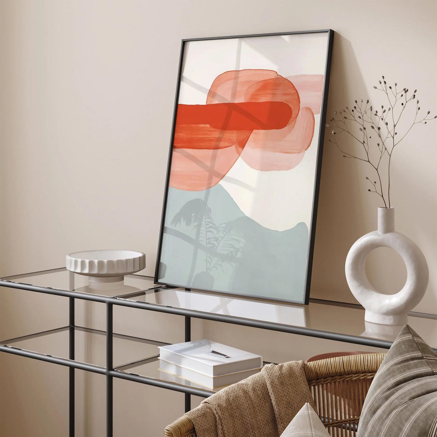 Nordic Abstract Painting Art Print 2024