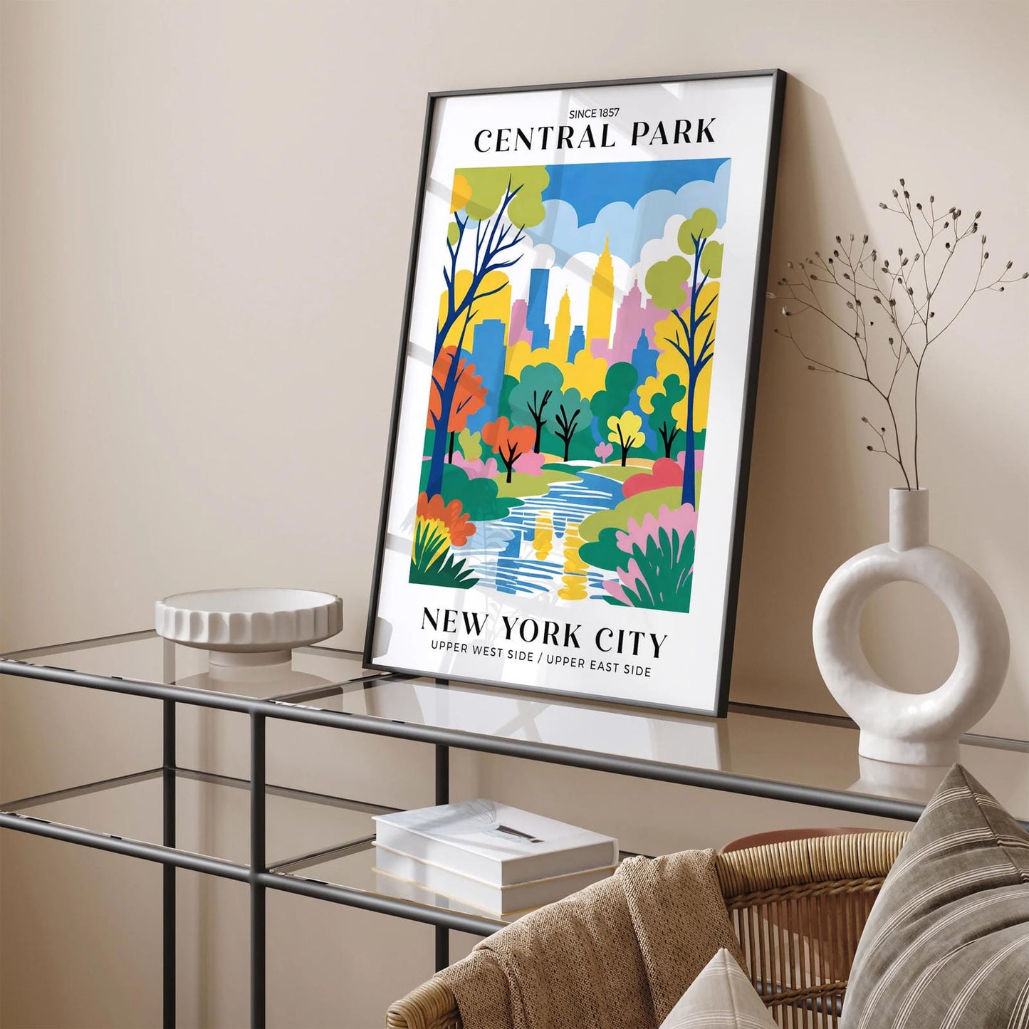 Central Park NYC Travel Art Print