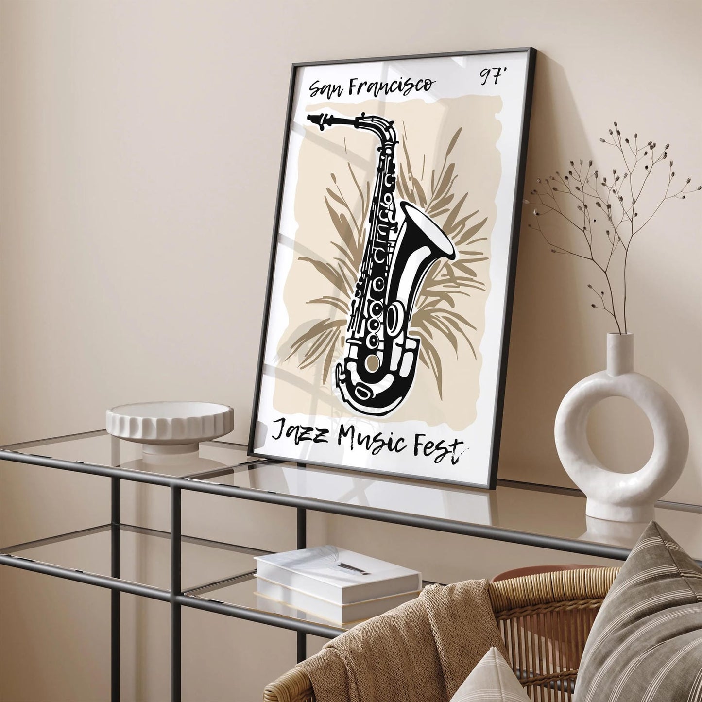San Francisco Jazz Music Poster