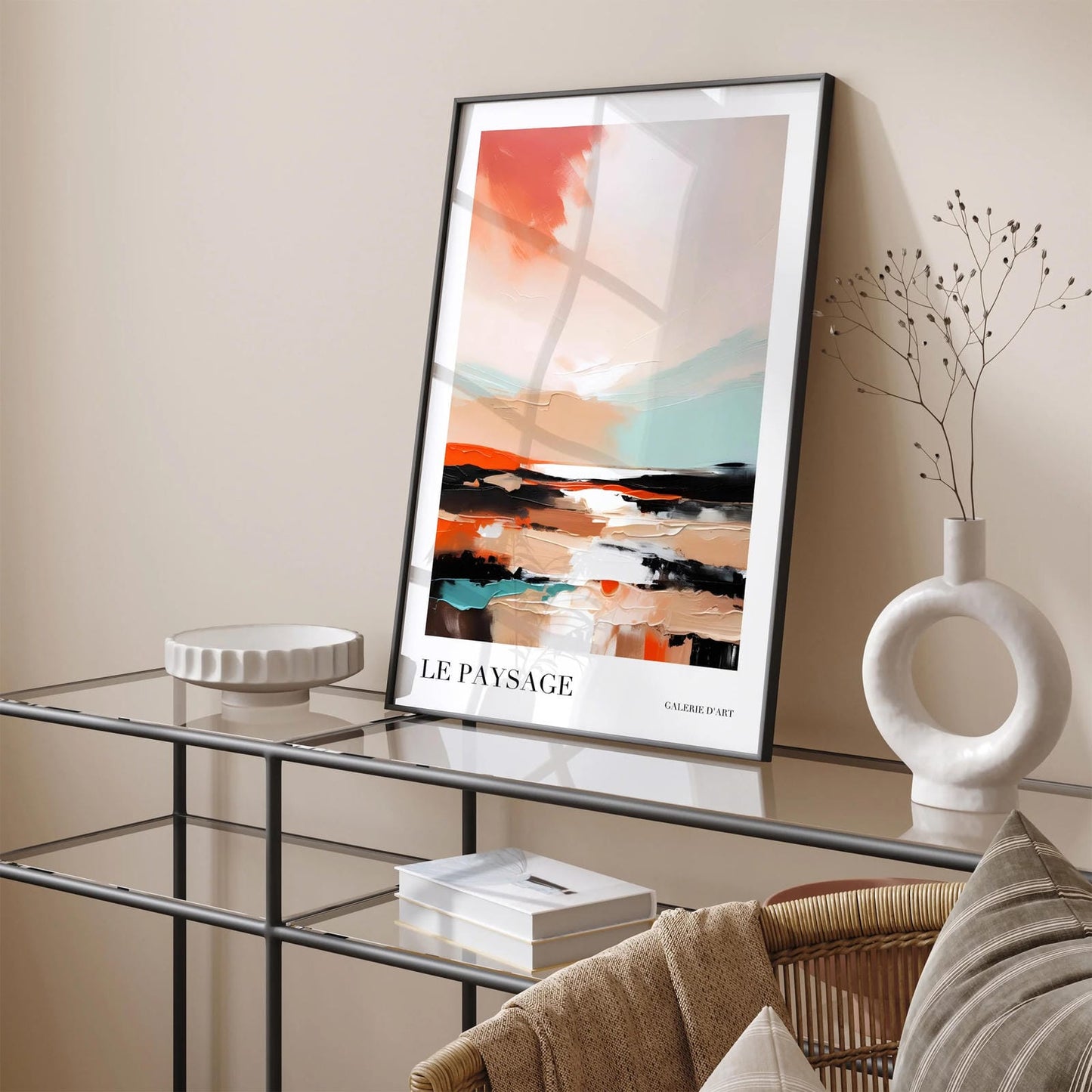 French Landscape Le Paysage Poster