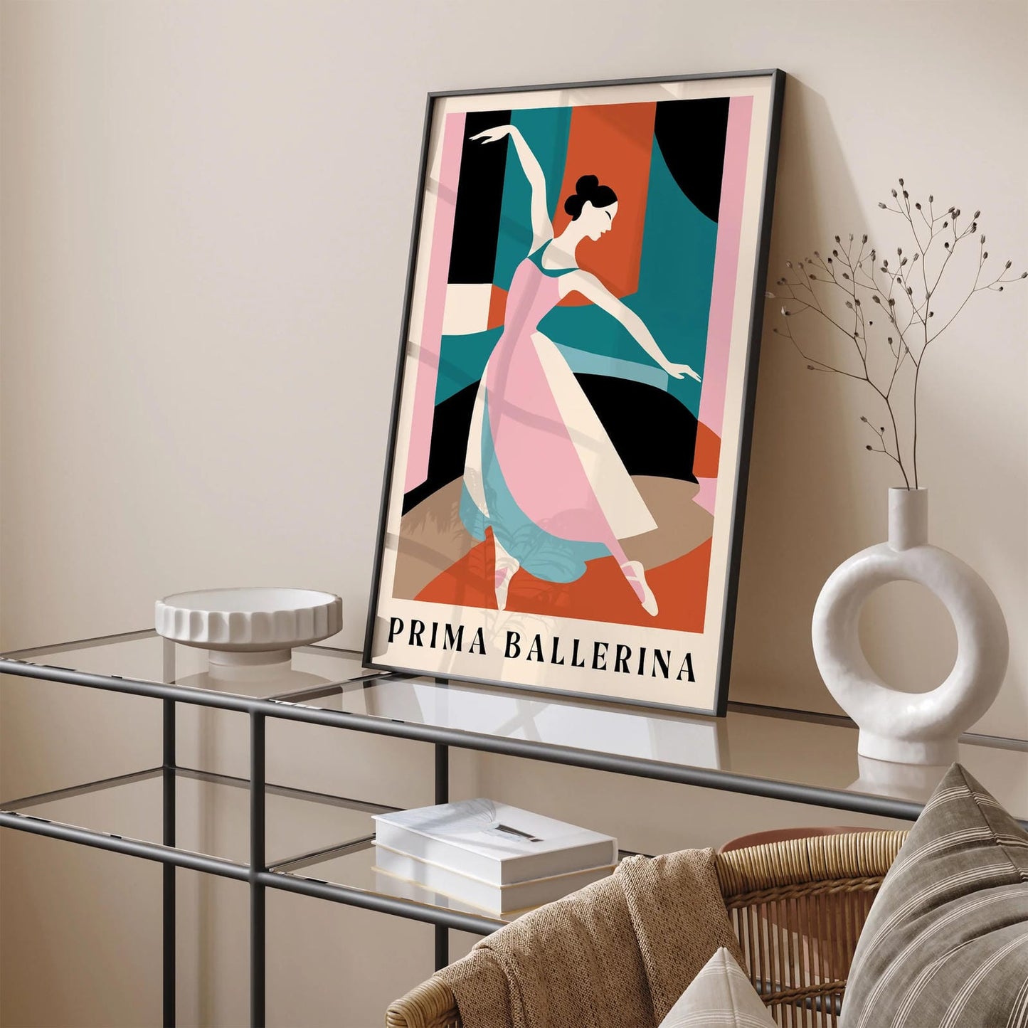 Prima Ballerina Pose Ballet Poster