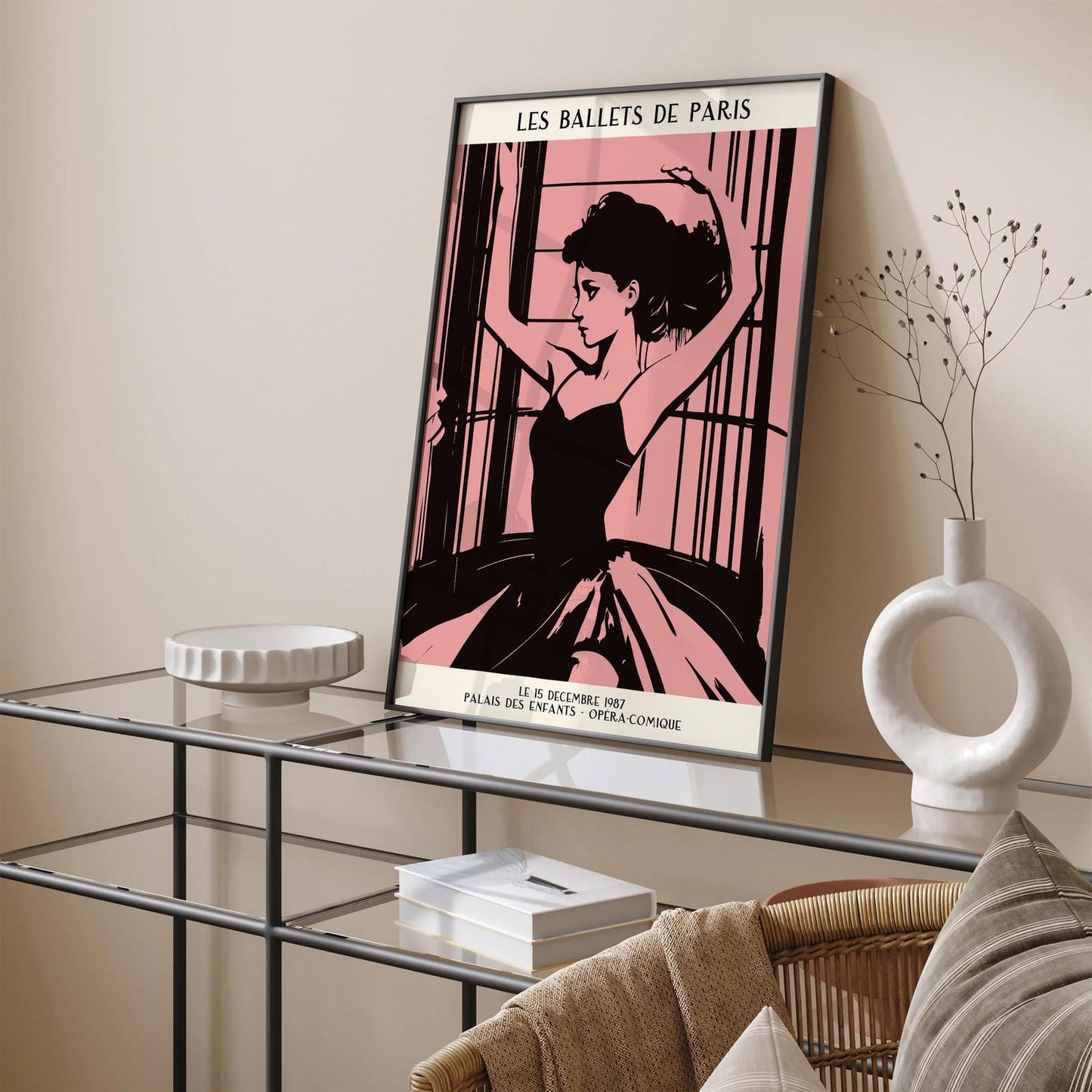 Les Ballets De Paris - Retro Ballet Wall Art