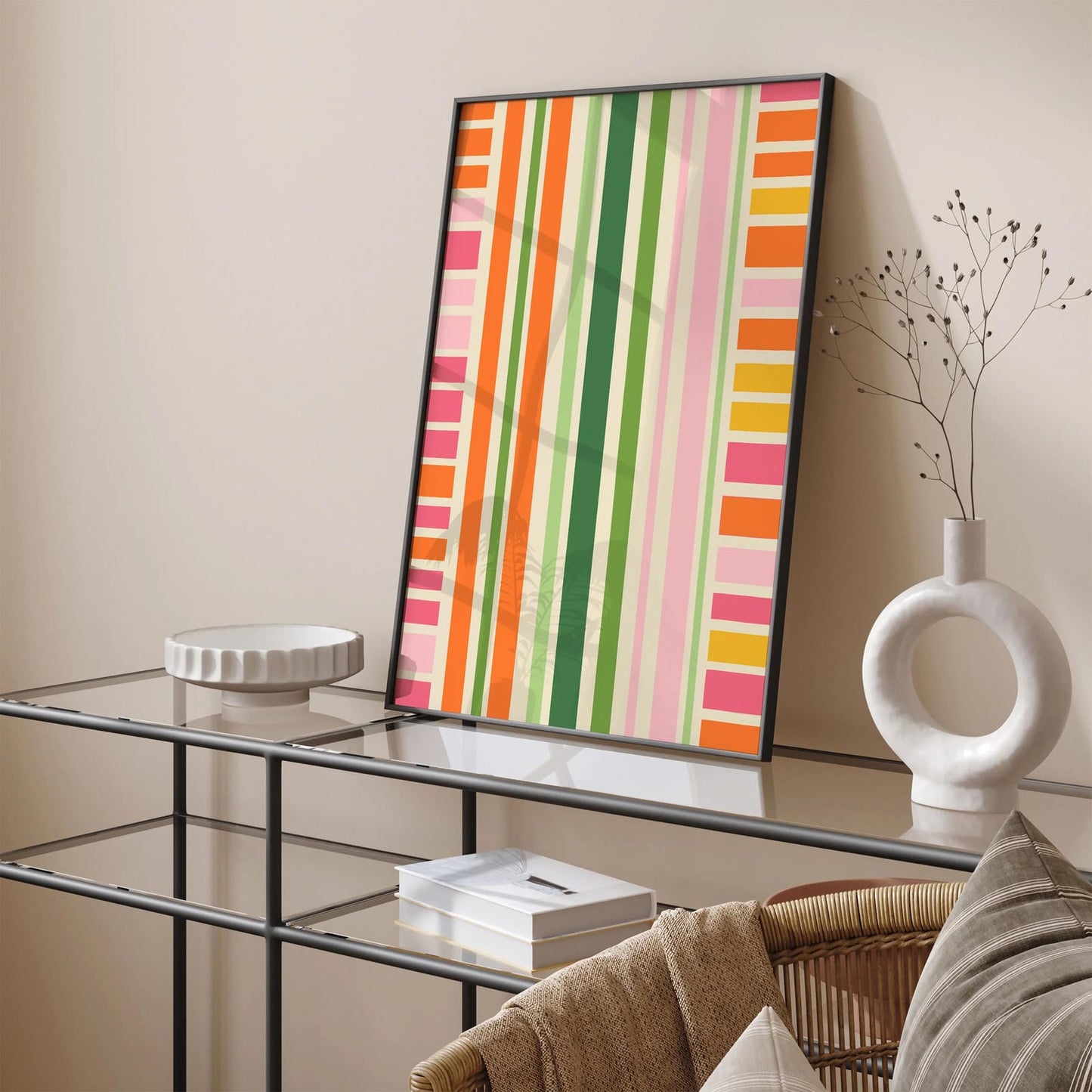 Cute Colors Abstract Art Print 2025