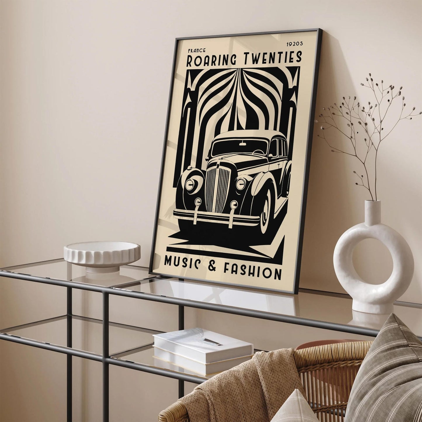 Roaring Twenties Music & Fashion Art Print