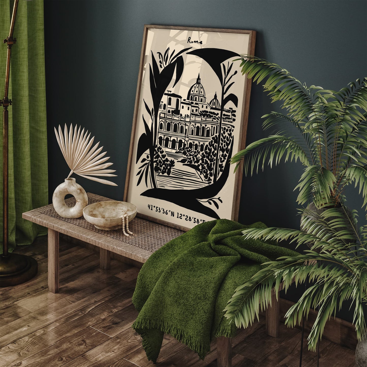 Rome Cityscape Wall Art Print