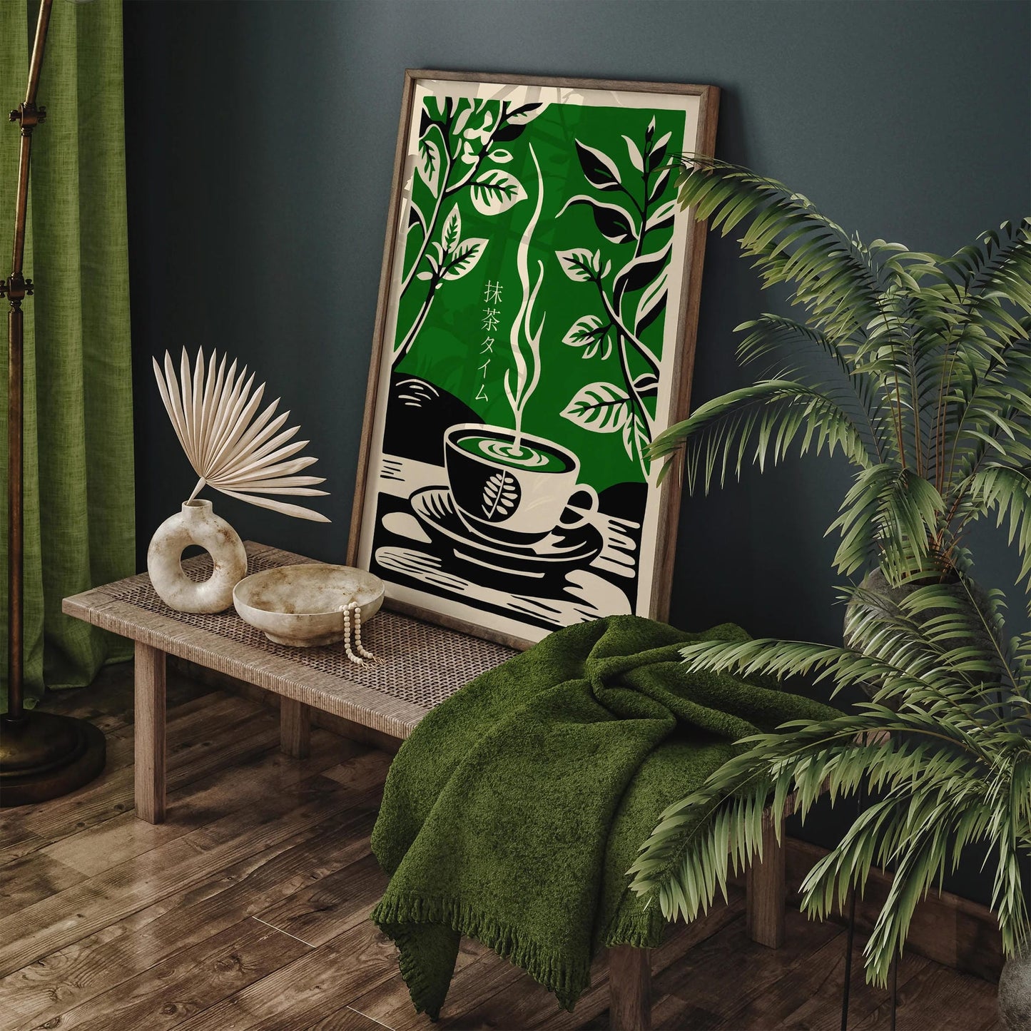 Matcha Time Green Tea Art Print