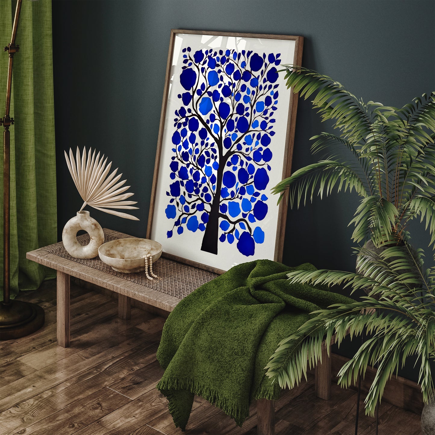 Tree of Life Blue Poster