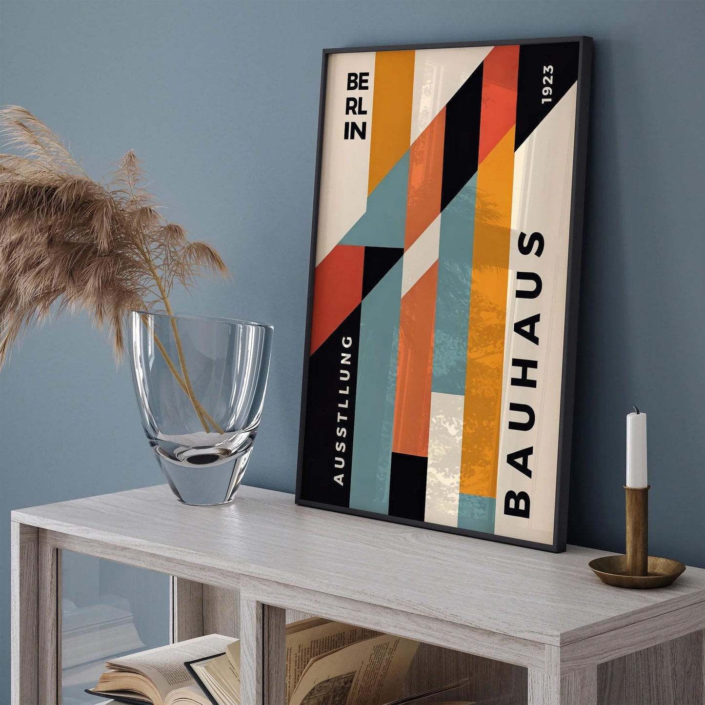 Retro Colors Bauhaus Poster