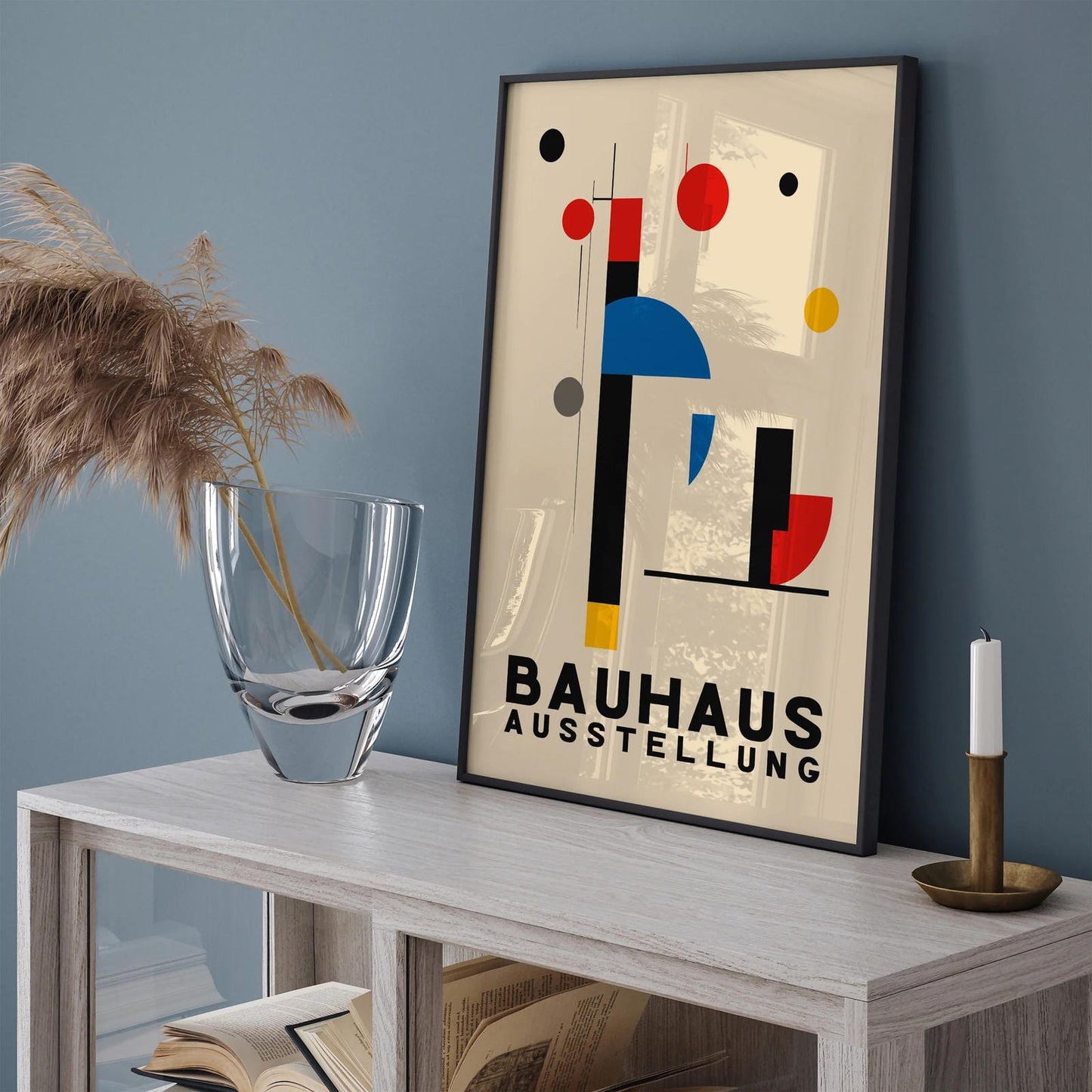 Bauhaus Retro Exhibition Art Print