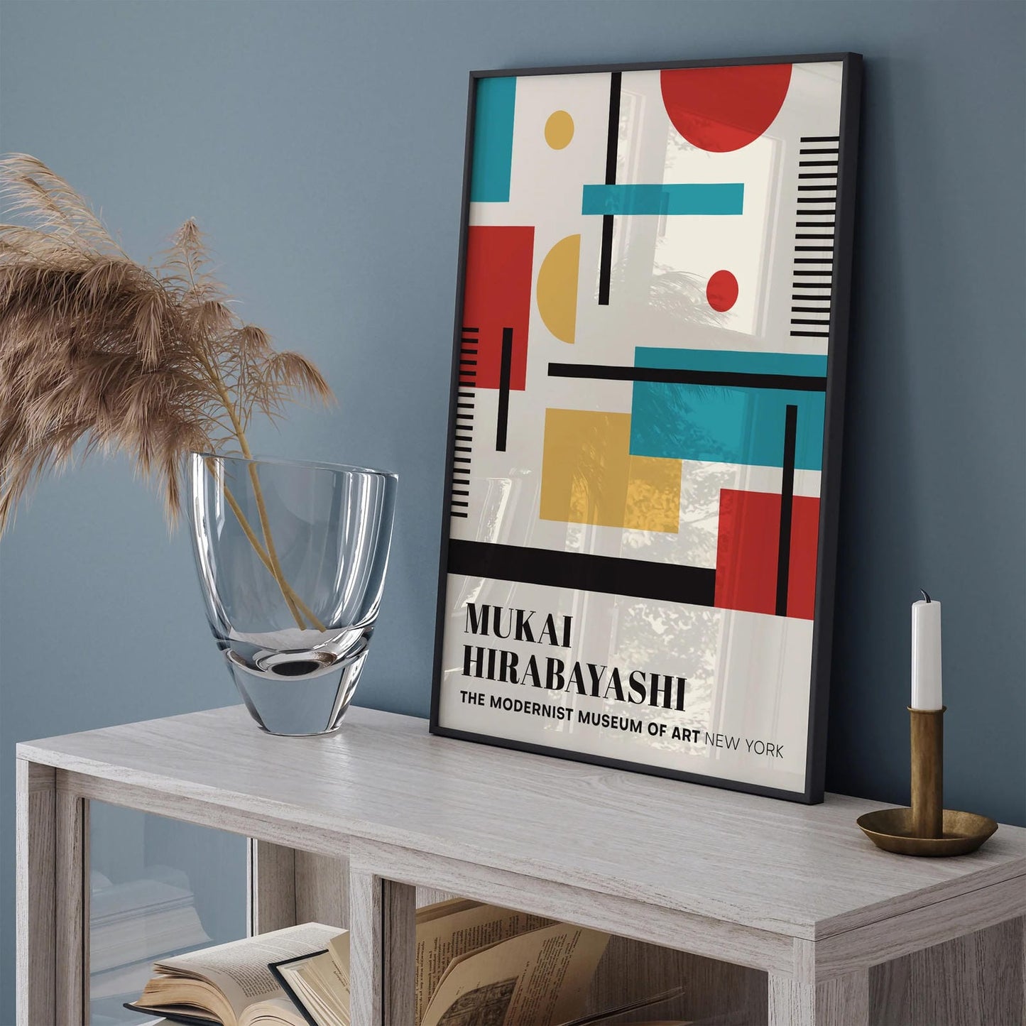 Modernist Museum Exhibition NYC Art Print