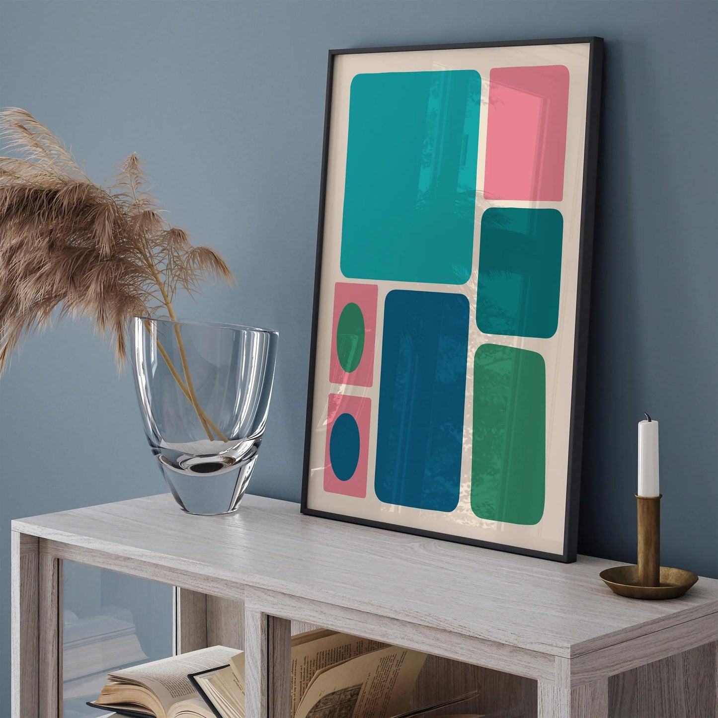Kids Room Decor Color Blocks Art Print