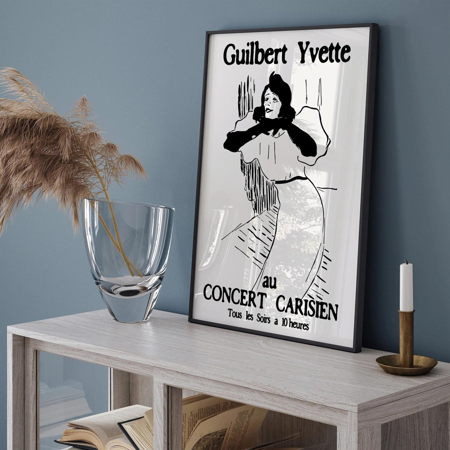 Yvette Guilbert Concert Paris Art Print
